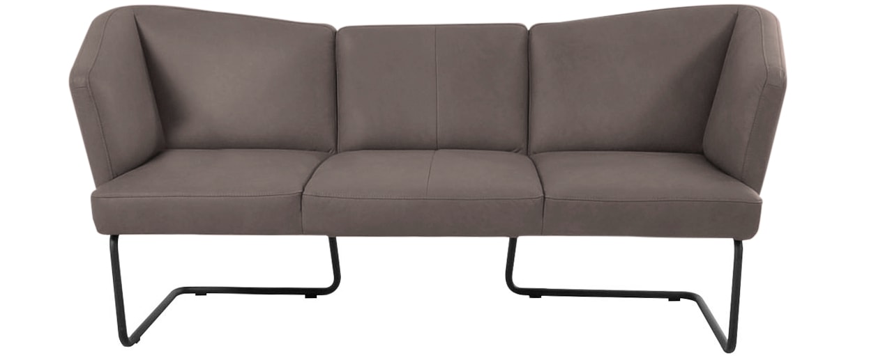 K+W Komfort & Wohnen Polsterbank »Mikkado Tube«, in abgerundeter Form, Rundrohrkufe lang, in 2 Breiten 192 oder 242 cm