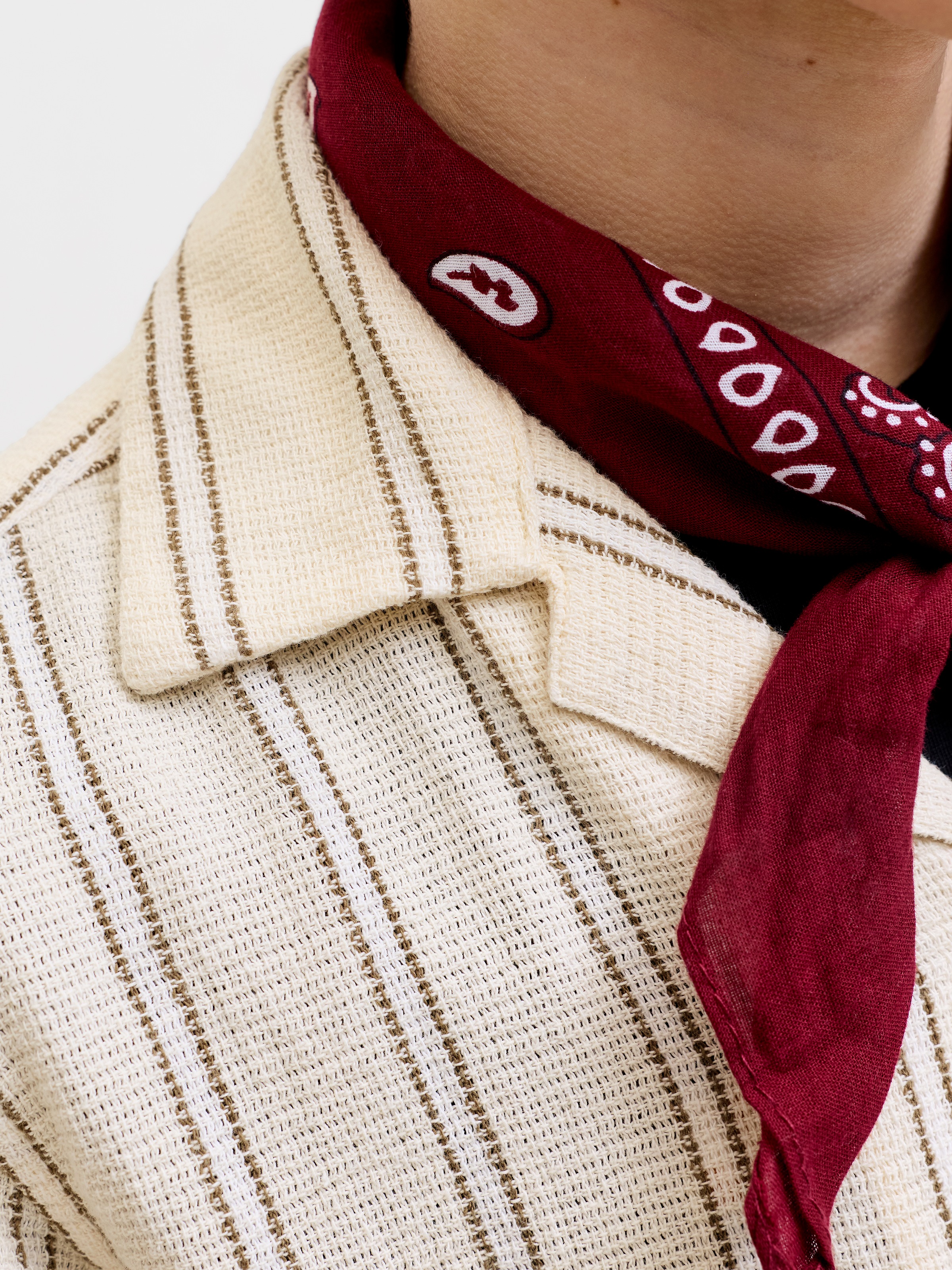 Jack & Jones Junior Kurzarmhemd »JORCOBA STRIPE RESORT SHIRT SS SN JNR«