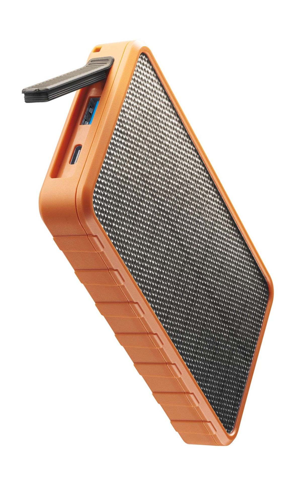 Cellularline Powerbank »Solar Charger Power Bank 10.000 mAh«, Cellularline Solar Charger Power Bank 10.000mAh Orange