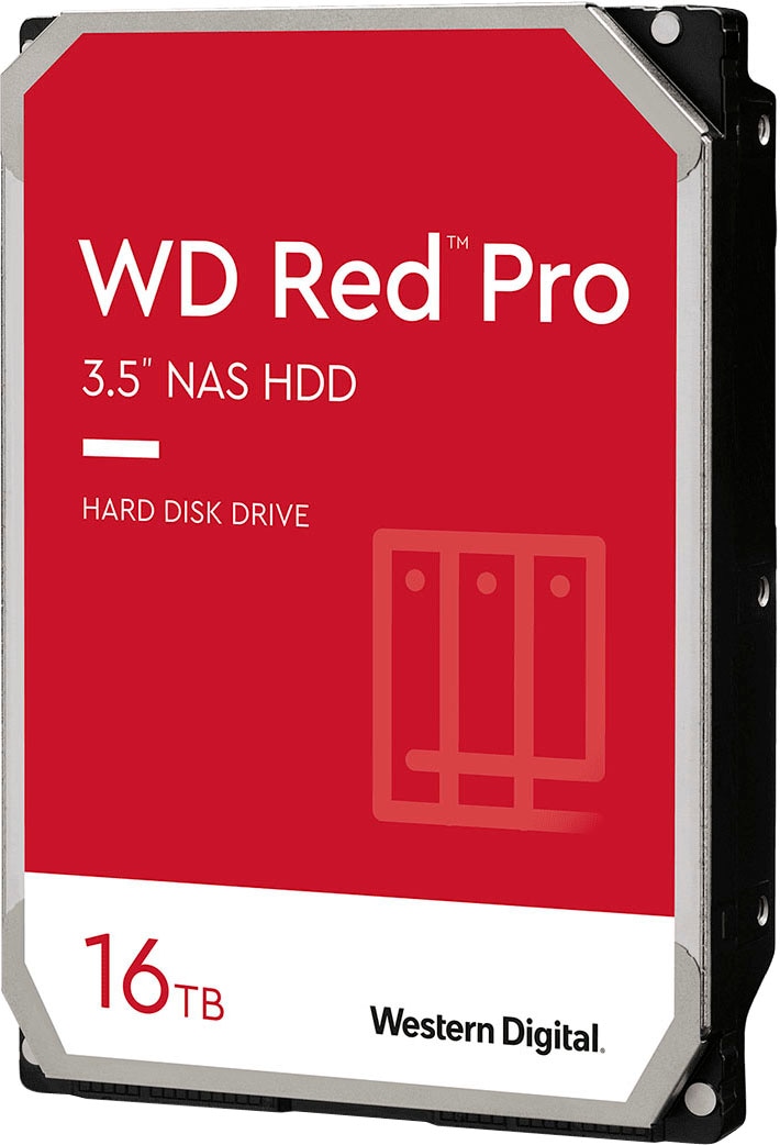 HDD-NAS-Festplatte »WD Red Pro NAS 16TB«, 3,5 Zoll, Anschluss SATA