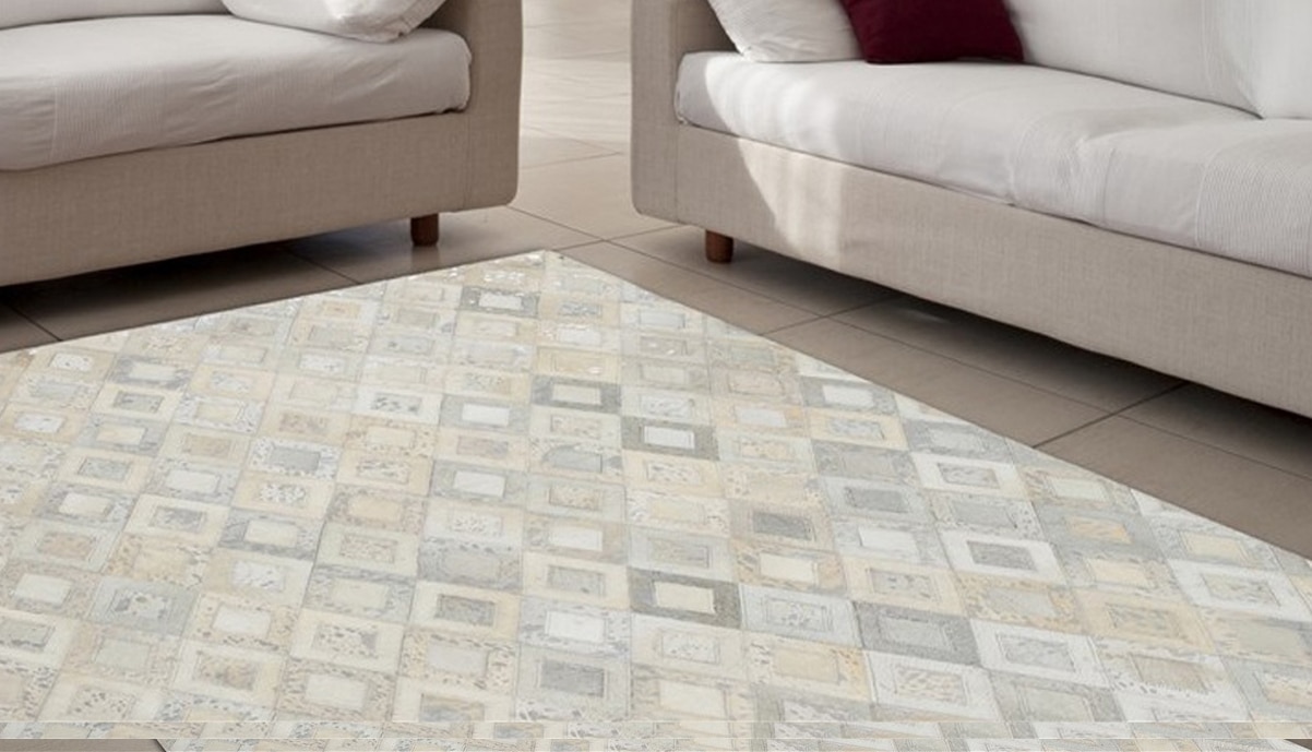 calo-deluxe Fellteppich »Scarllet 110«, rechteckig, 8 mm Höhe, echtes Rinderfell, Wohnzimmer