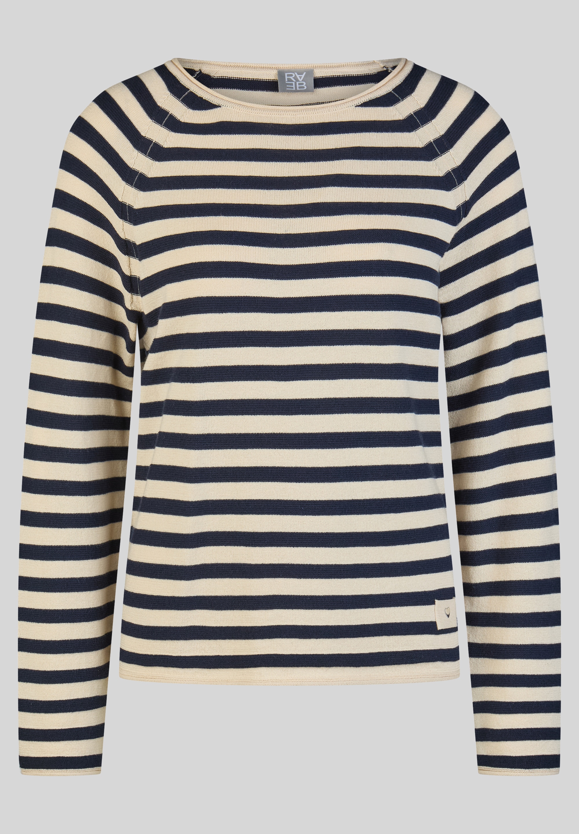 Rabe Strickpullover mit Streifen-Muster