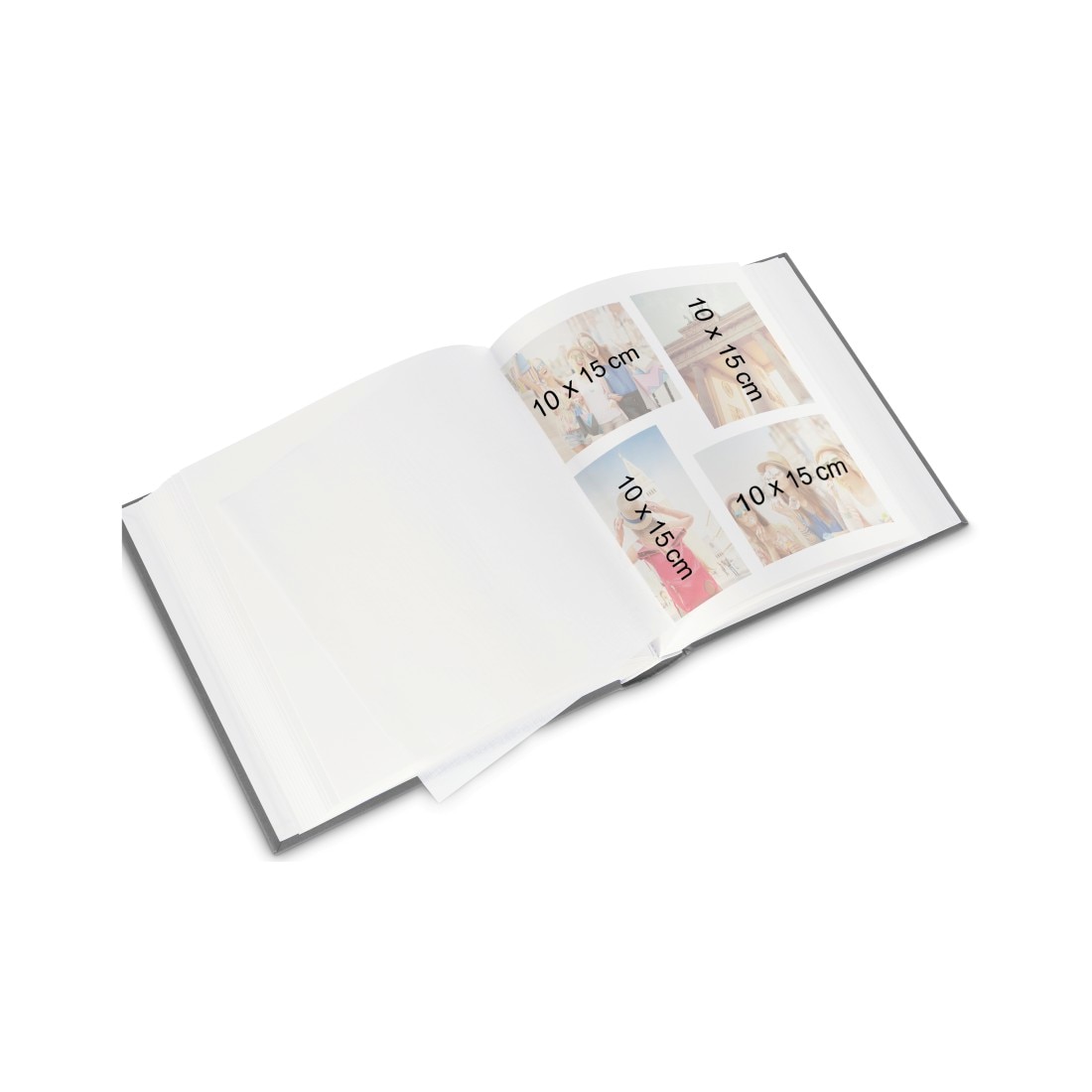 Hama Fotoalbum »Fotoalbum Jumbo Bildformat 30x30 cm, 100 weiße Seiten, Journey« Zum Selber Einkleben, Selbstgestalten, elegantes Design