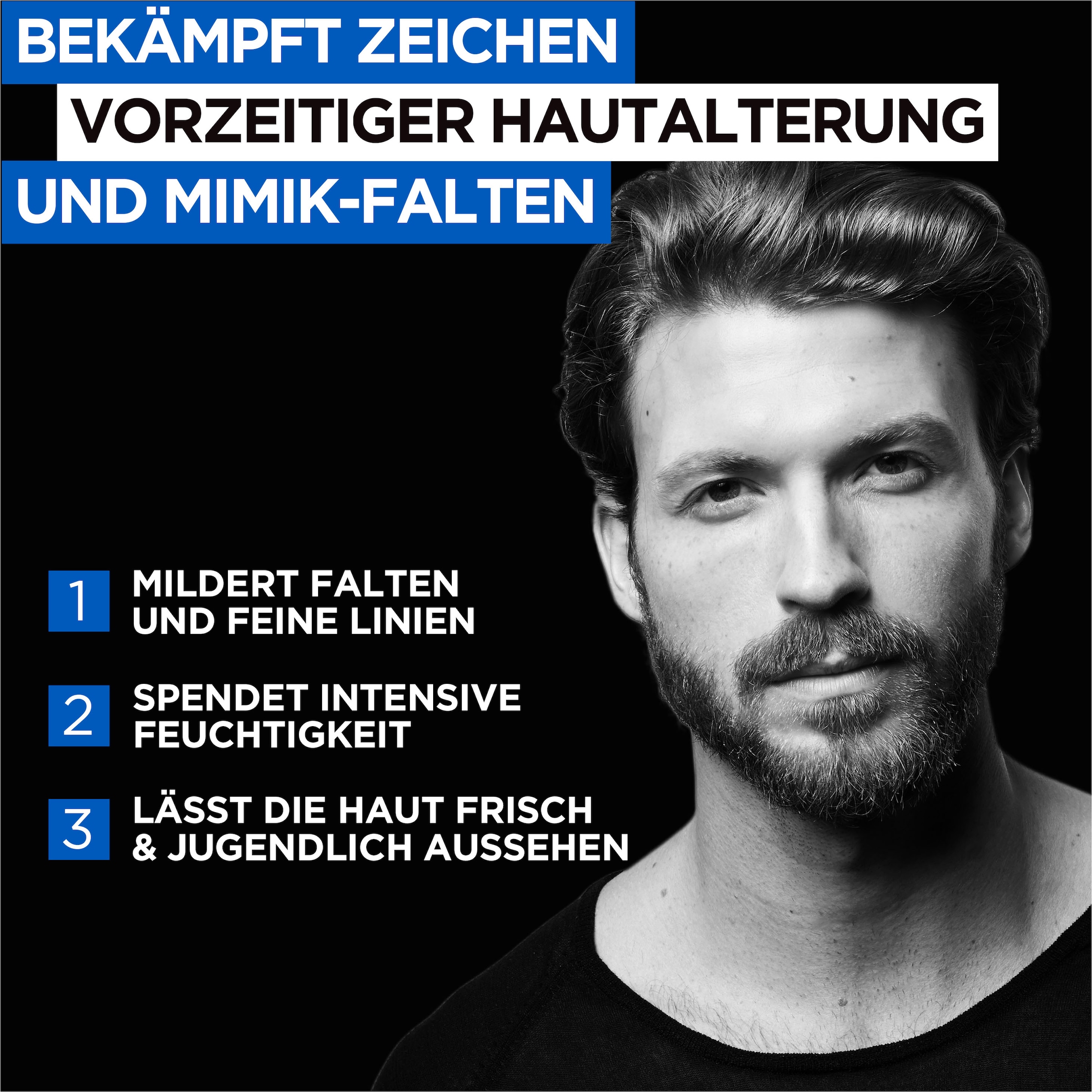 L'ORÉAL PARIS MEN EXPERT Feuchtigkeitscreme »Anti-Falten Feuchtigkeitspflege«, mit Vitamin E