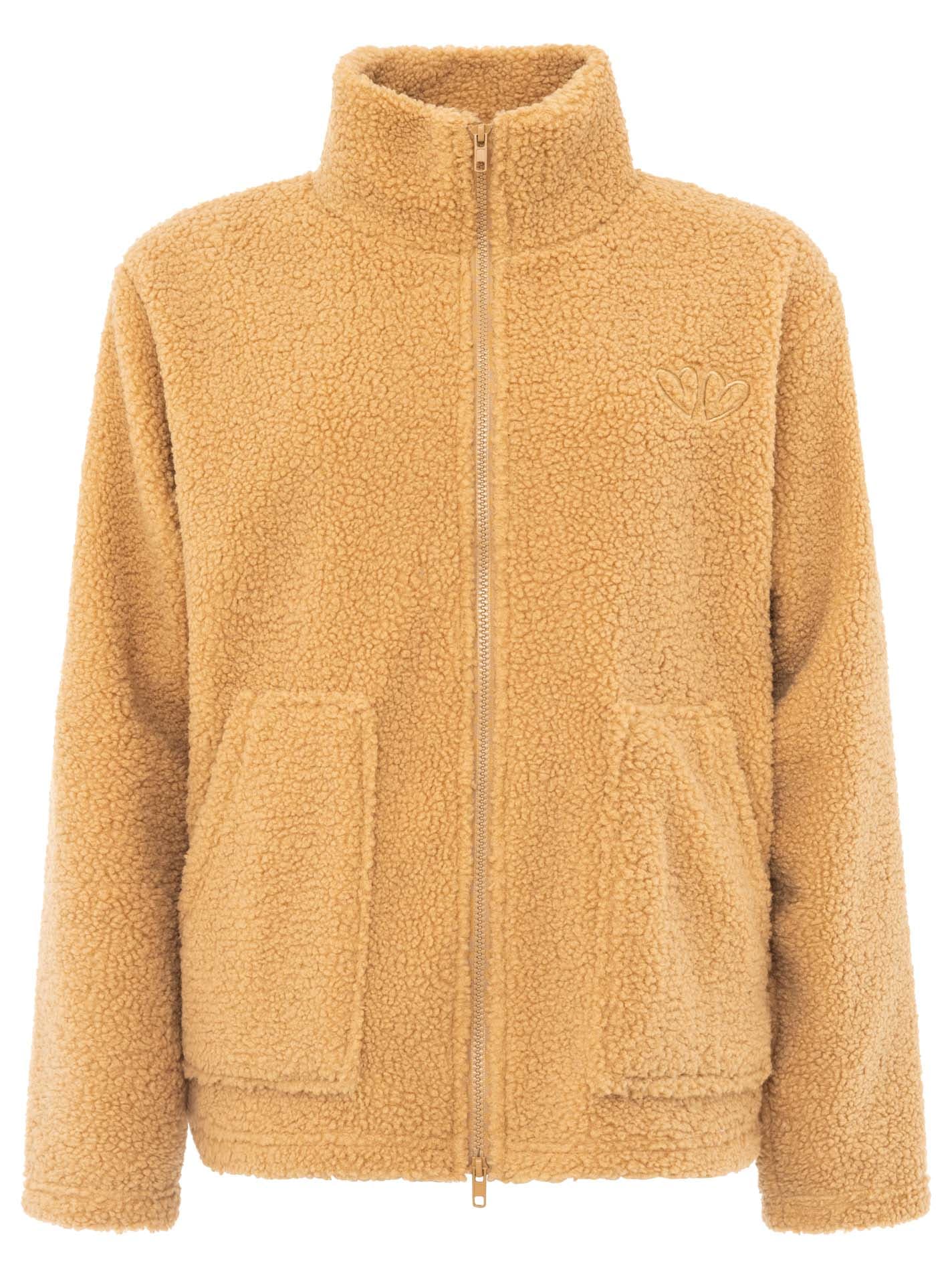 Zwillingsherz Sweatjacke »"Zip Jacke Stick"« Stehkragen, aufgesetzte Taschen, Herzen hinten und vorne