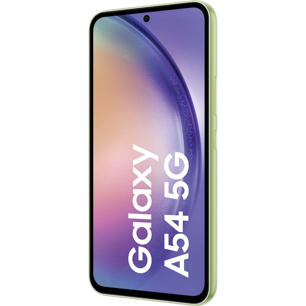 Samsung Smartphone »Galaxy A54 5G 128GB«, grün, 16,31 cm/6,4 Zoll, 128 GB Speicherplatz, 50 MP Kamera