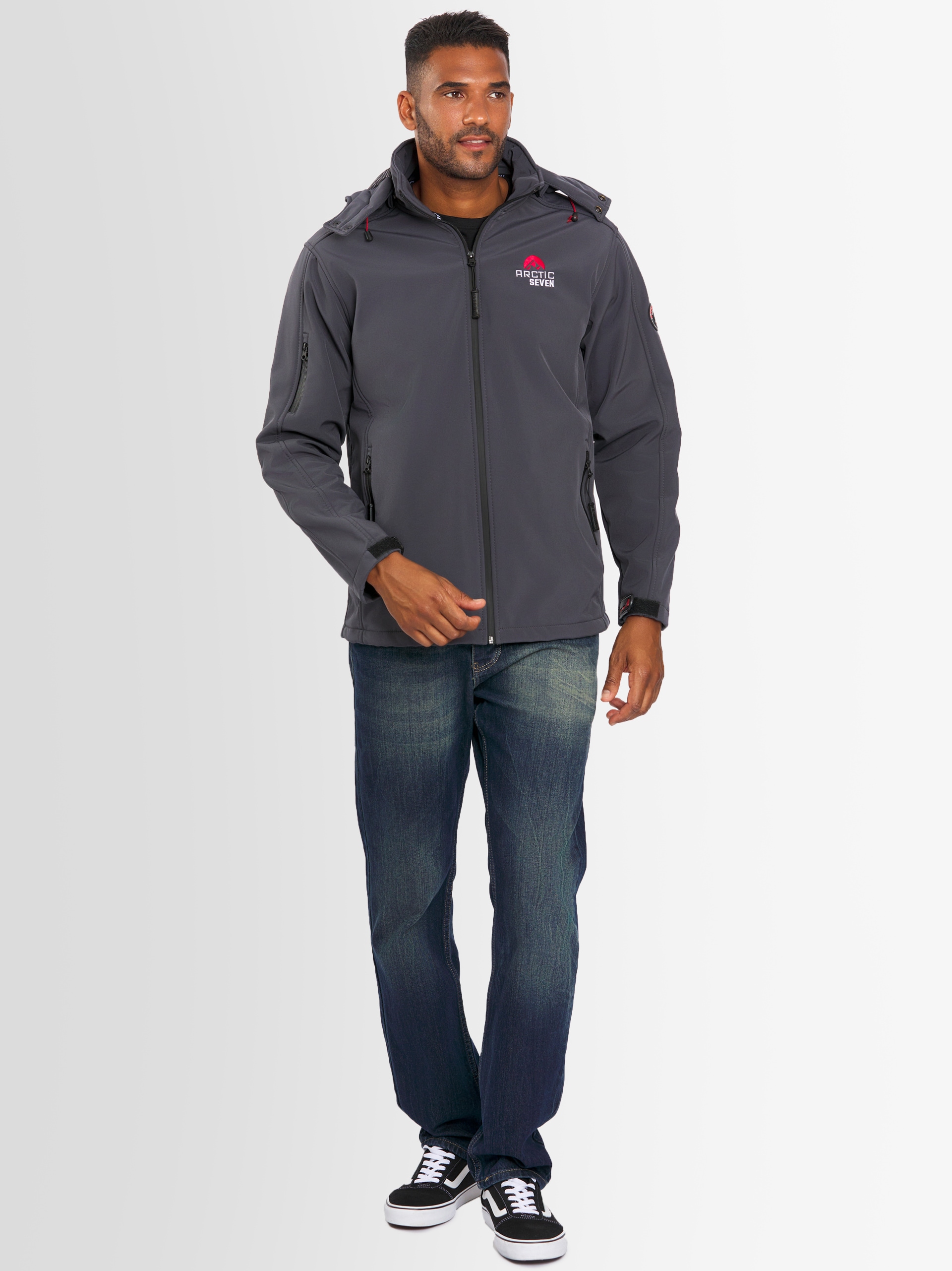 Arctic Seven Softshelljacke »Arctic Seven Herren Softshell Jacke AS087«