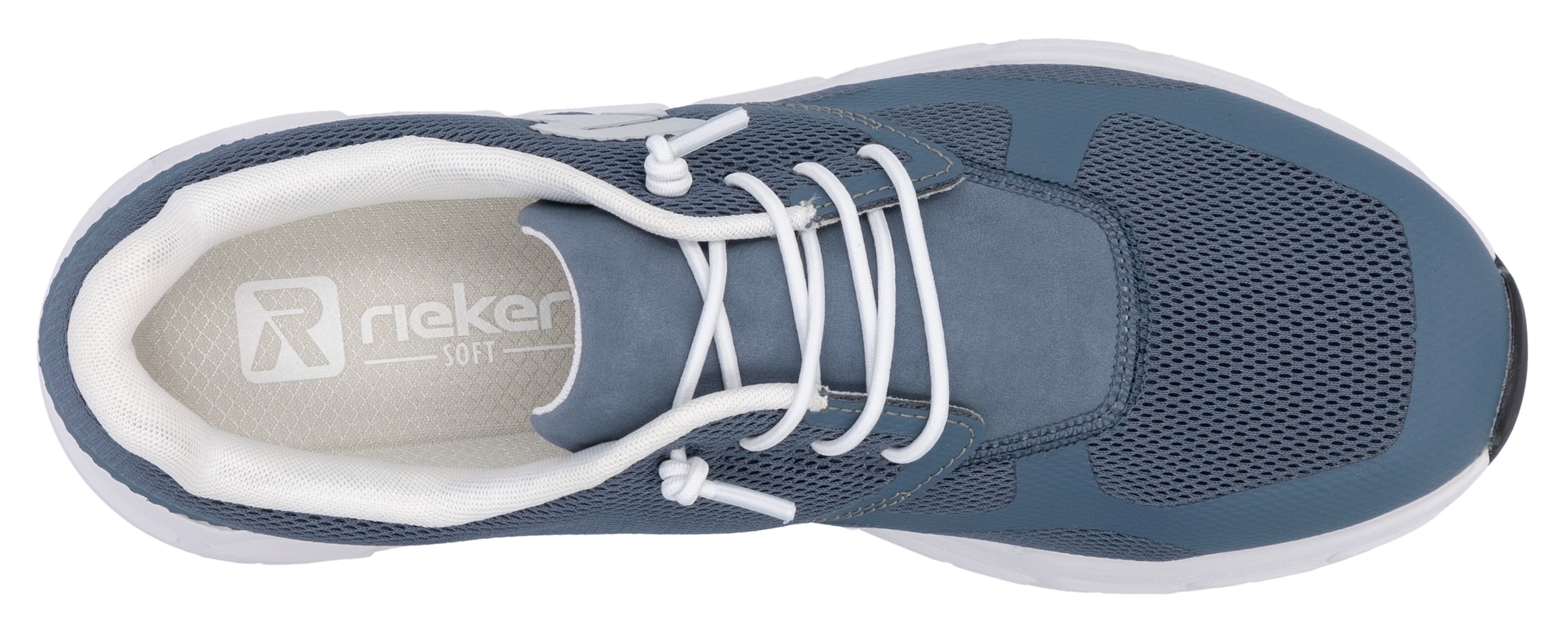 RIEKER Sport Slip-On Sneaker »Preston«, Freizeitschuh, Halbschuh, Schlupfschuh mit Gummizug