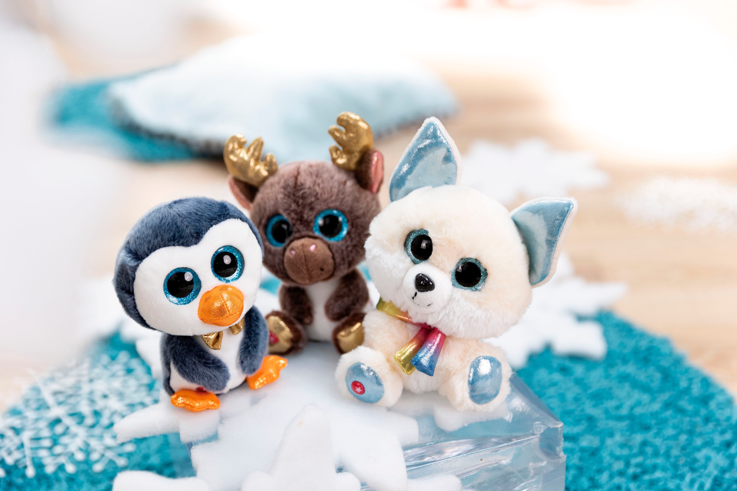 Nici Kuscheltier »Glubschis, Pinguin Sniffy, 15 cm schlenkernd«