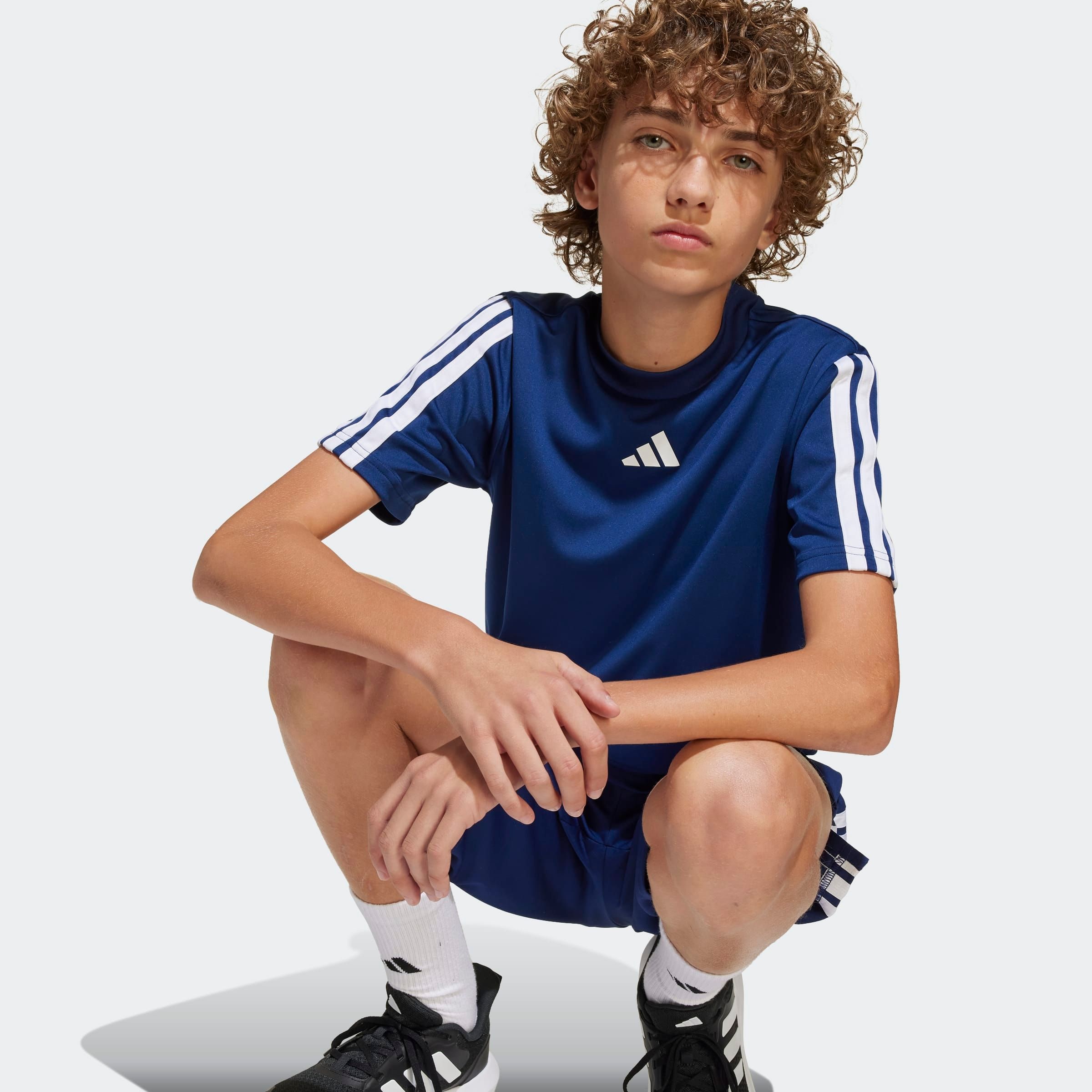 adidas Sportswear T-Shirt »TRAIN ESSENTIALS 3-STREIFEN KIDS«