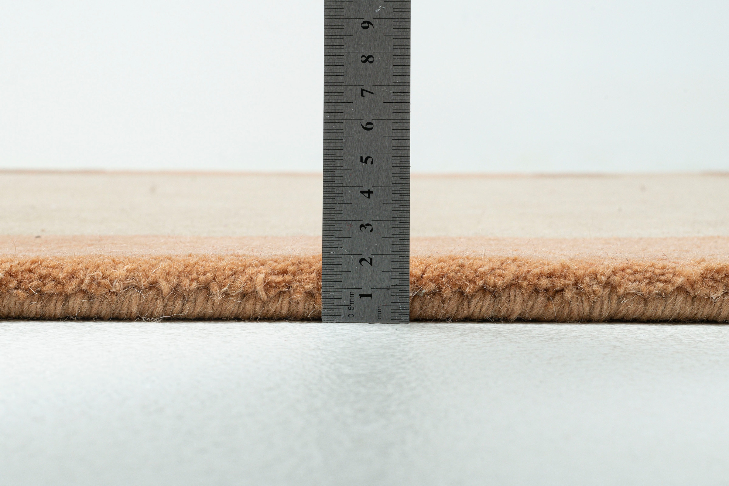 THEKO Wollteppich »Royal Ganges« rechteckig 13 mm Höhe 95% Wolle, mit Bordüre, ideal im Wohnzimmer & Schlafzimmer