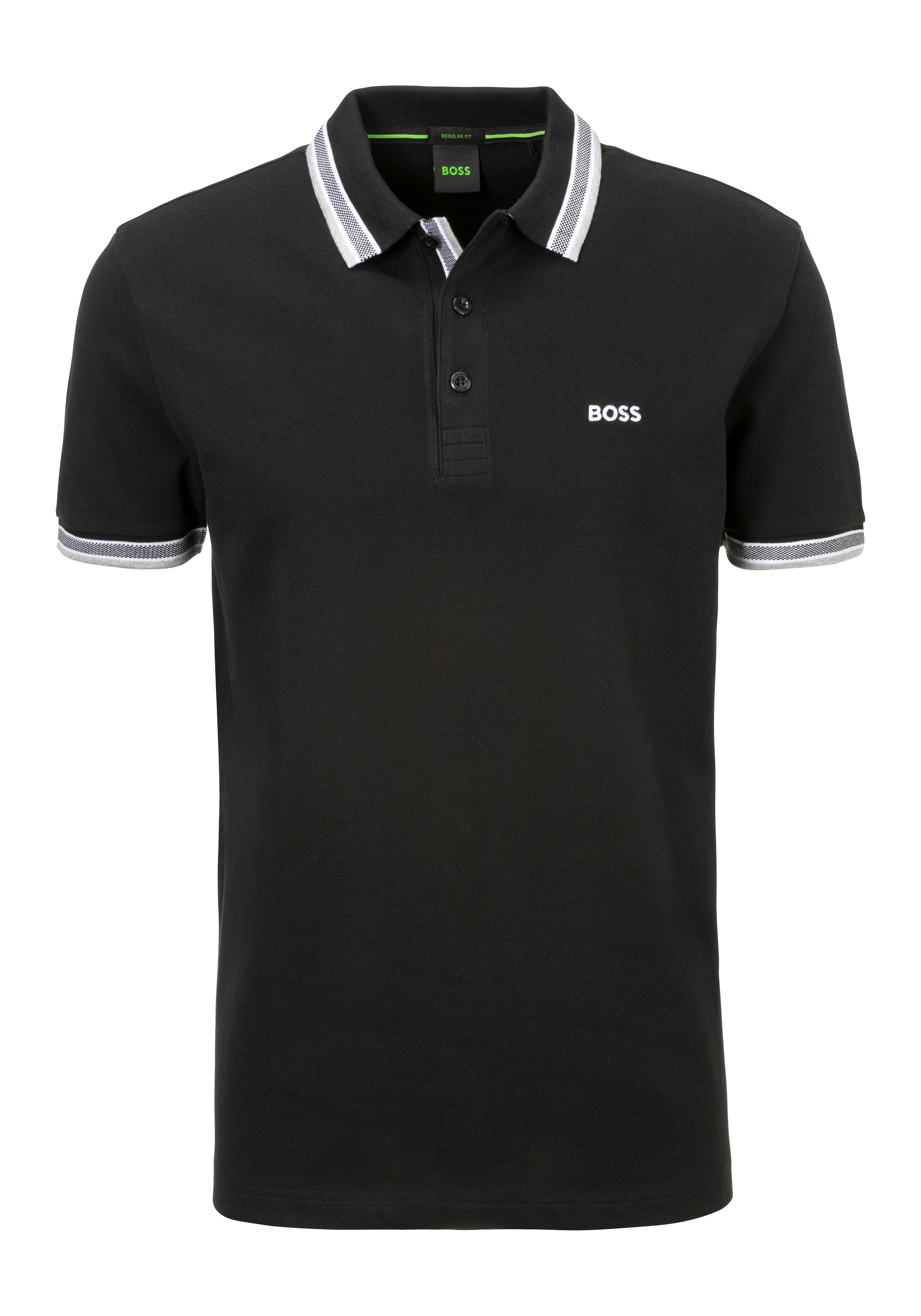 BOSS GREEN Poloshirt »Paddy«, mit kontrastfarbenen Streifen am Kragen