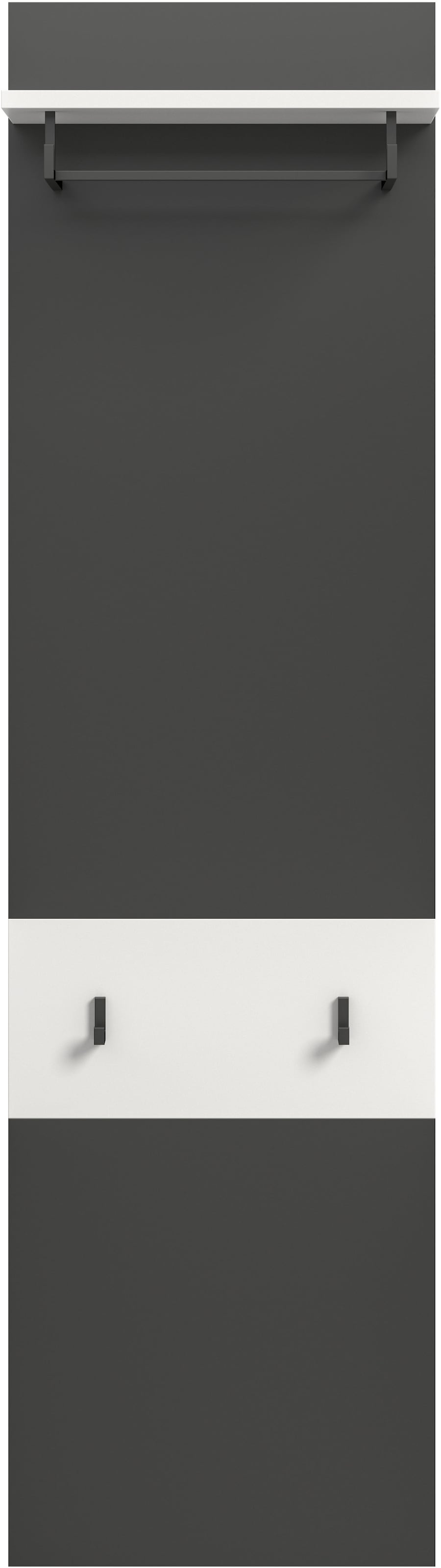 Home affaire Garderobenpaneel »REHAT, TOPSELLER!, Höhe 165 cm, Hutablage, 2 Haken, Garderobenstange« in verschiedenen Farben erhältlich, 1 Stk. tlg. Paneel, Wandboard, Garderobe, Garderobenleiste, Garderobenboard