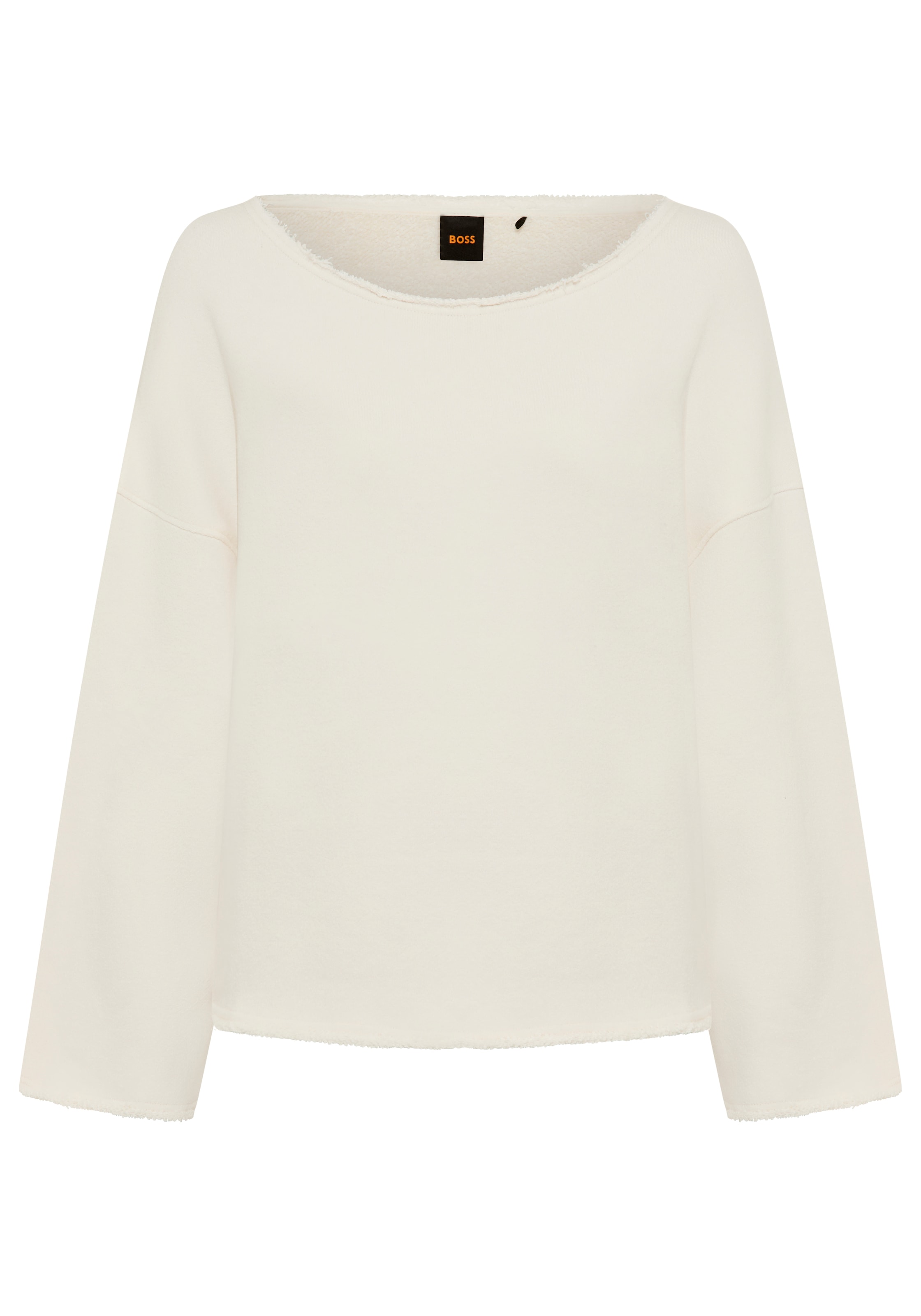 BOSS ORANGE Sweatshirt »Enely Premium Damenmode«, Loose Fit, Baumwoll-Mix
