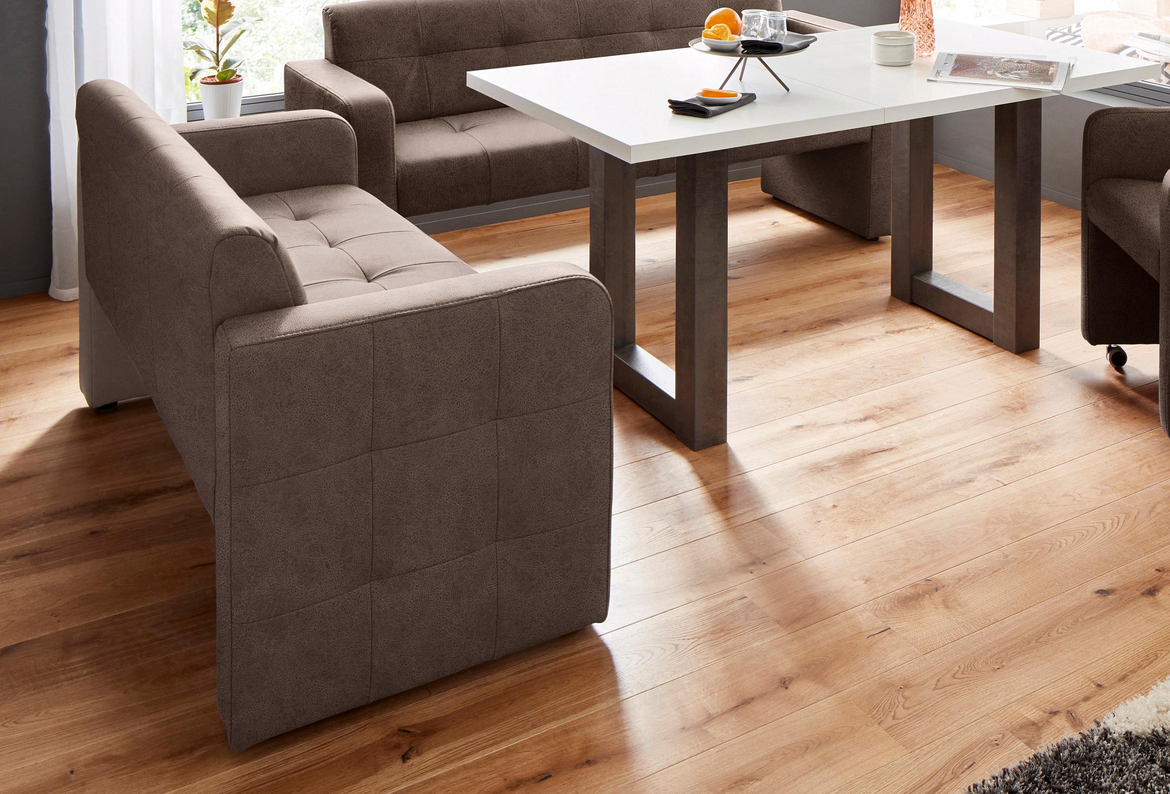 exxpo - sofa fashion Polsterbank »Barista Küchensofa, Sitzhöhe 49cm, kompakte Stellmaße« Frei im Raum stellbar