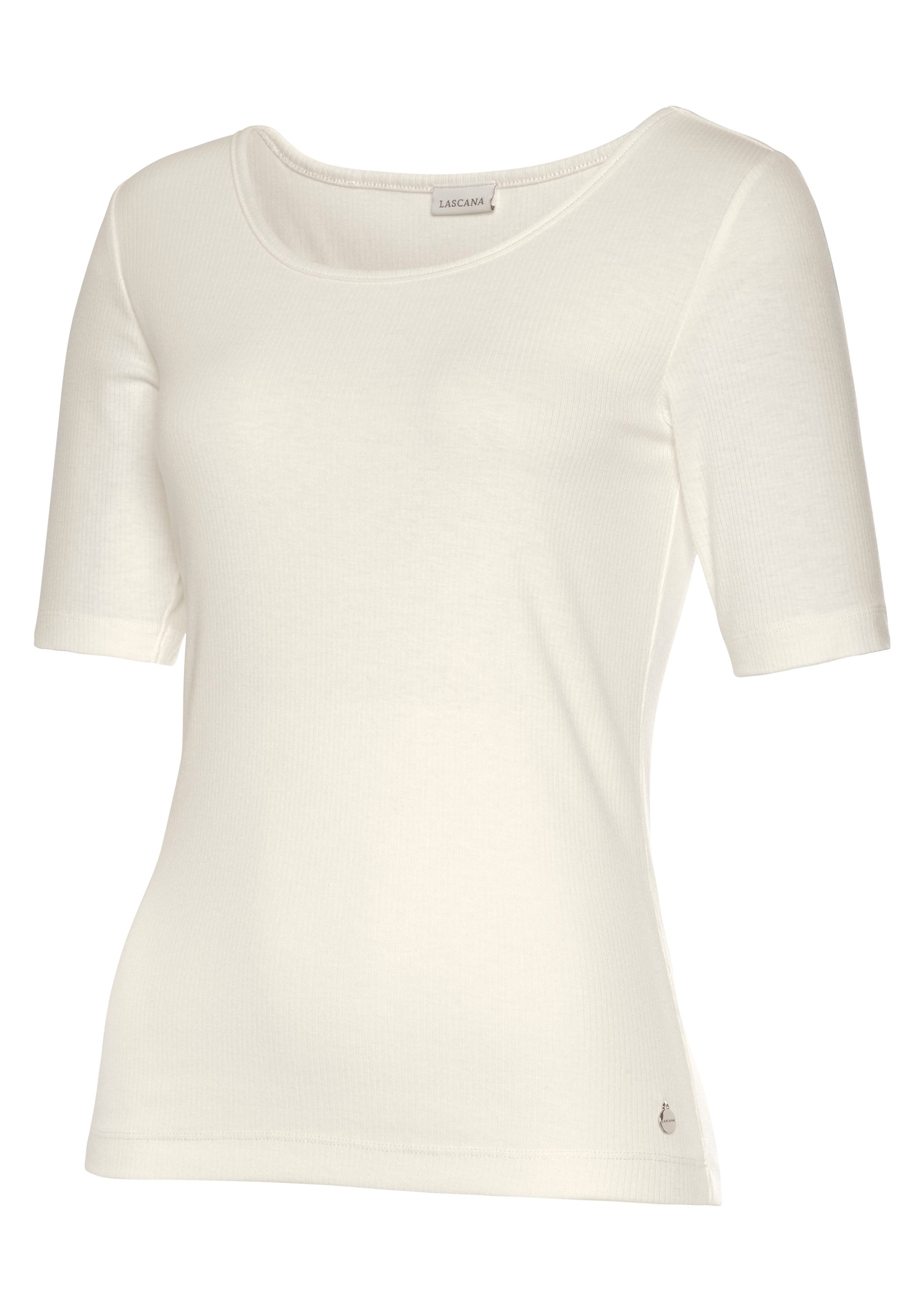 LASCANA Pyjamaoberteil aus Rippstrick