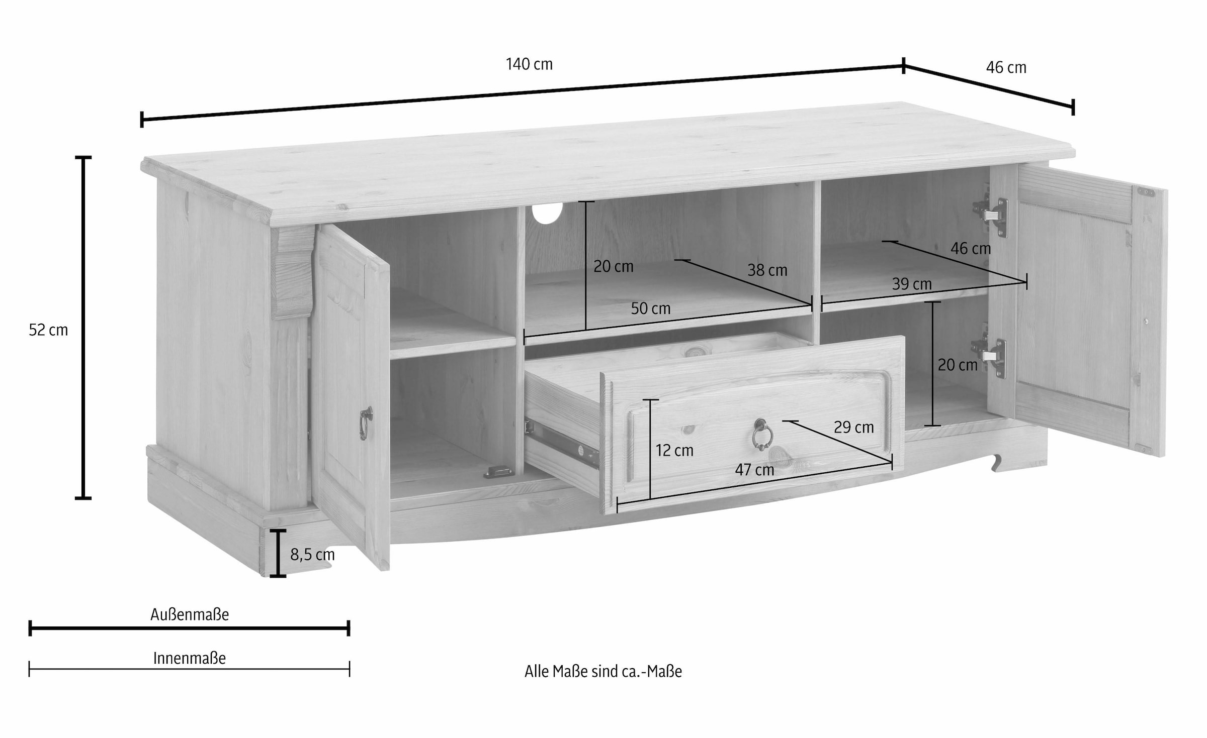 Home affaire Lowboard »Anna«
