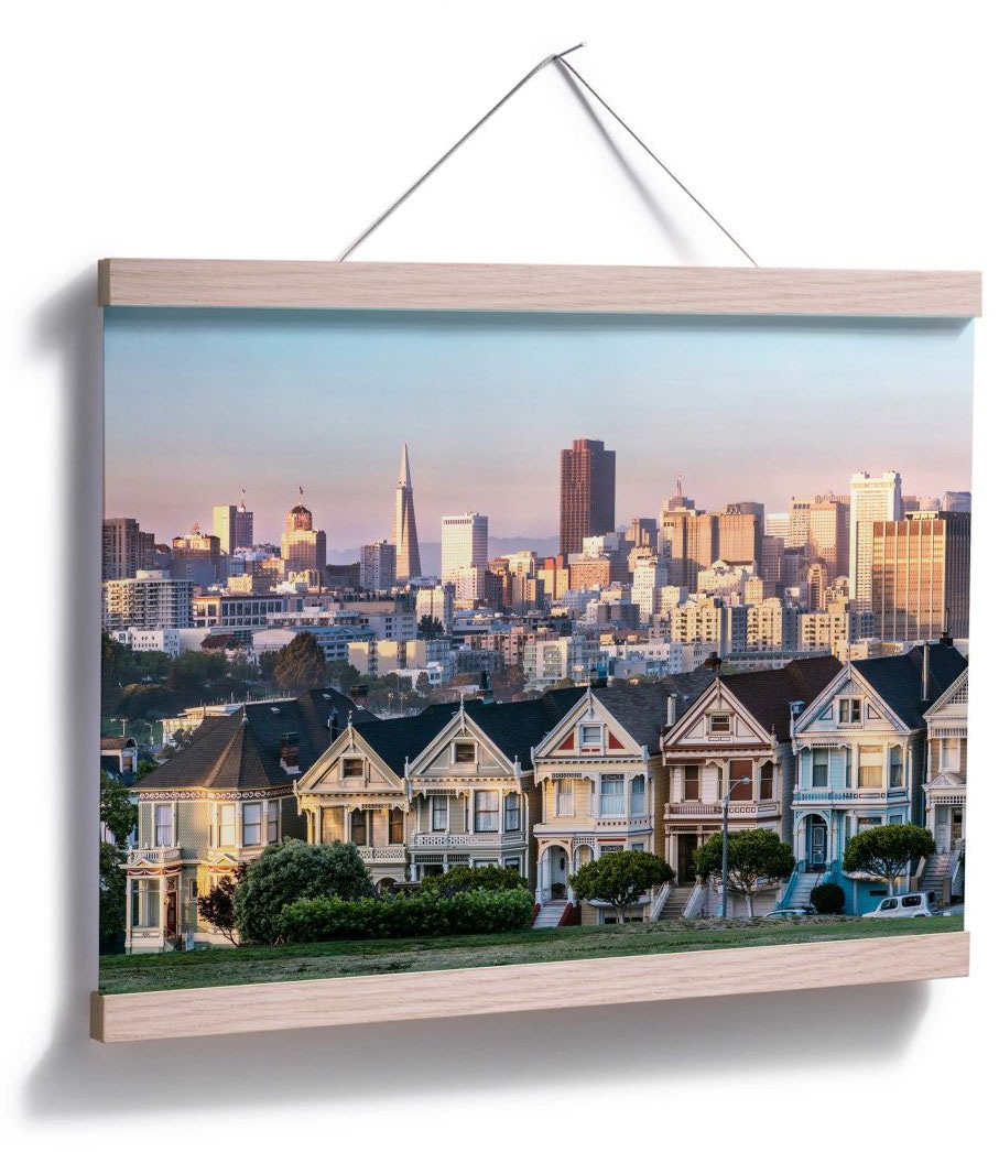 Wall-Art Poster »Skyline San Francisco«, Städte, (1 St.), Poster, Wandbild,  Bild, Wandposter bequem bestellen