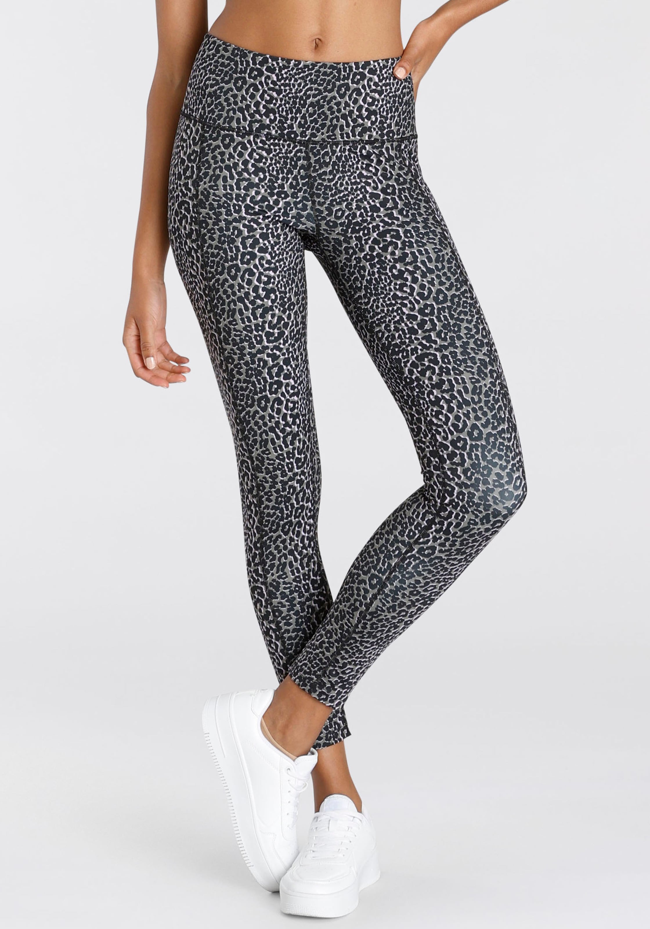 Funktionsleggings »-Sportleggings«, in Leo-Optik