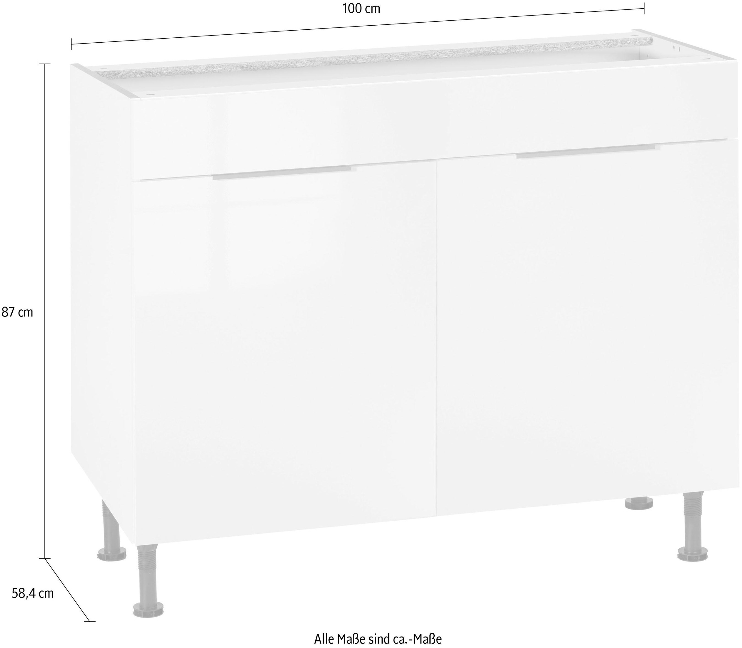 OPTIFIT Spülenschrank »Tara«, Breite 100 cm