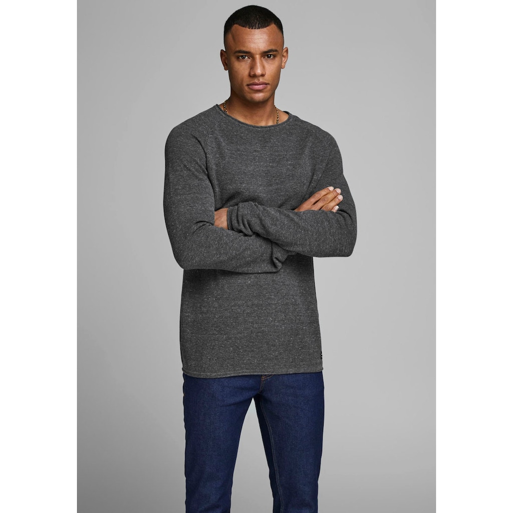 Jack & Jones Rundhalspullover »HILL KNIT«