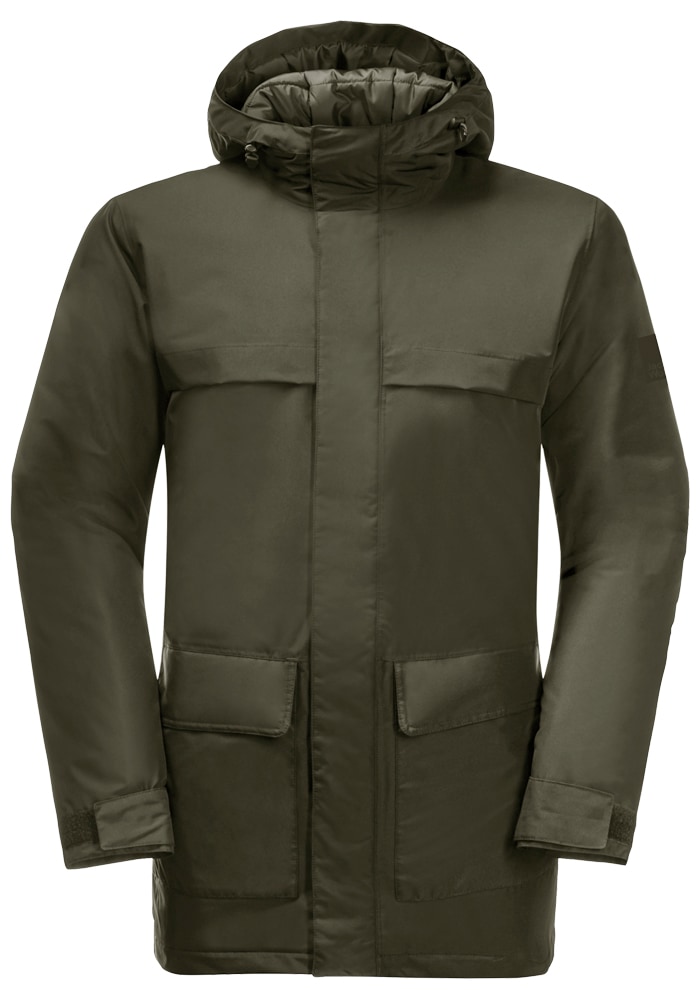 Jack Wolfskin Funktionsparka »WINTERLAGER PARKA M«, mit Kapuze