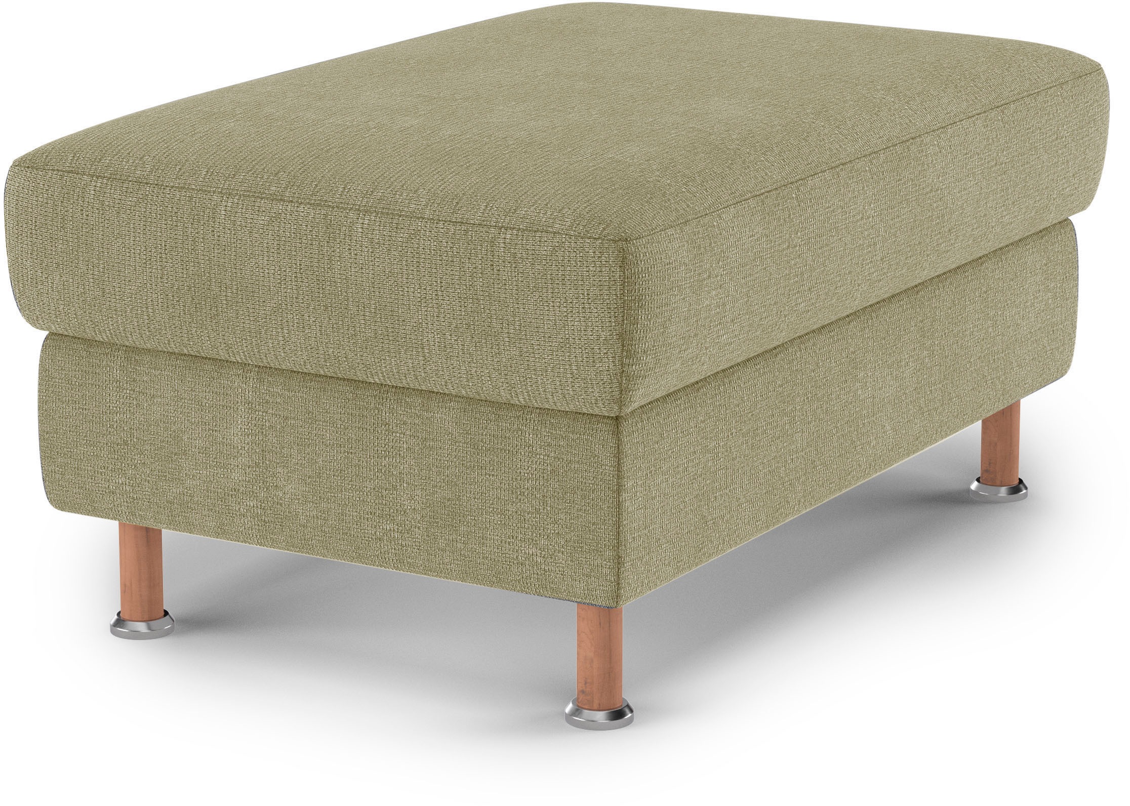 Home affaire Polsterhocker »Calypso«, Holzfuesse mit Metallteller