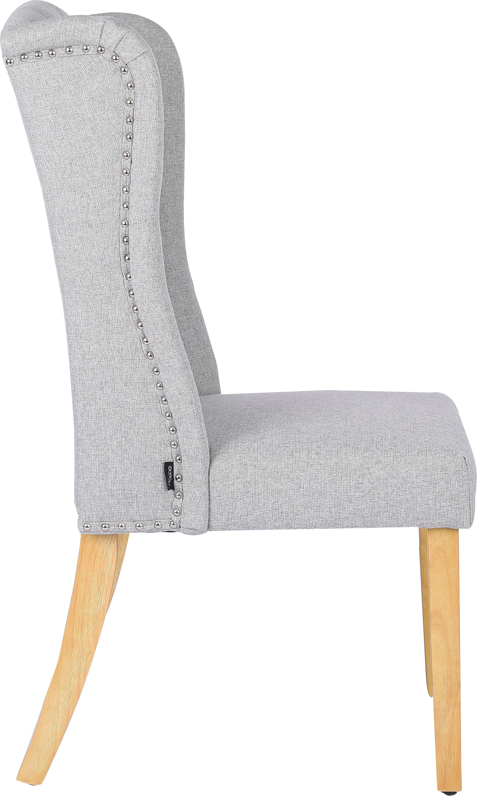 Home affaire Esszimmerstuhl »Liao«, pflegeleichter Webstoff Bezug, Knopfheftung, Sitzhöhe ca. 50 cm