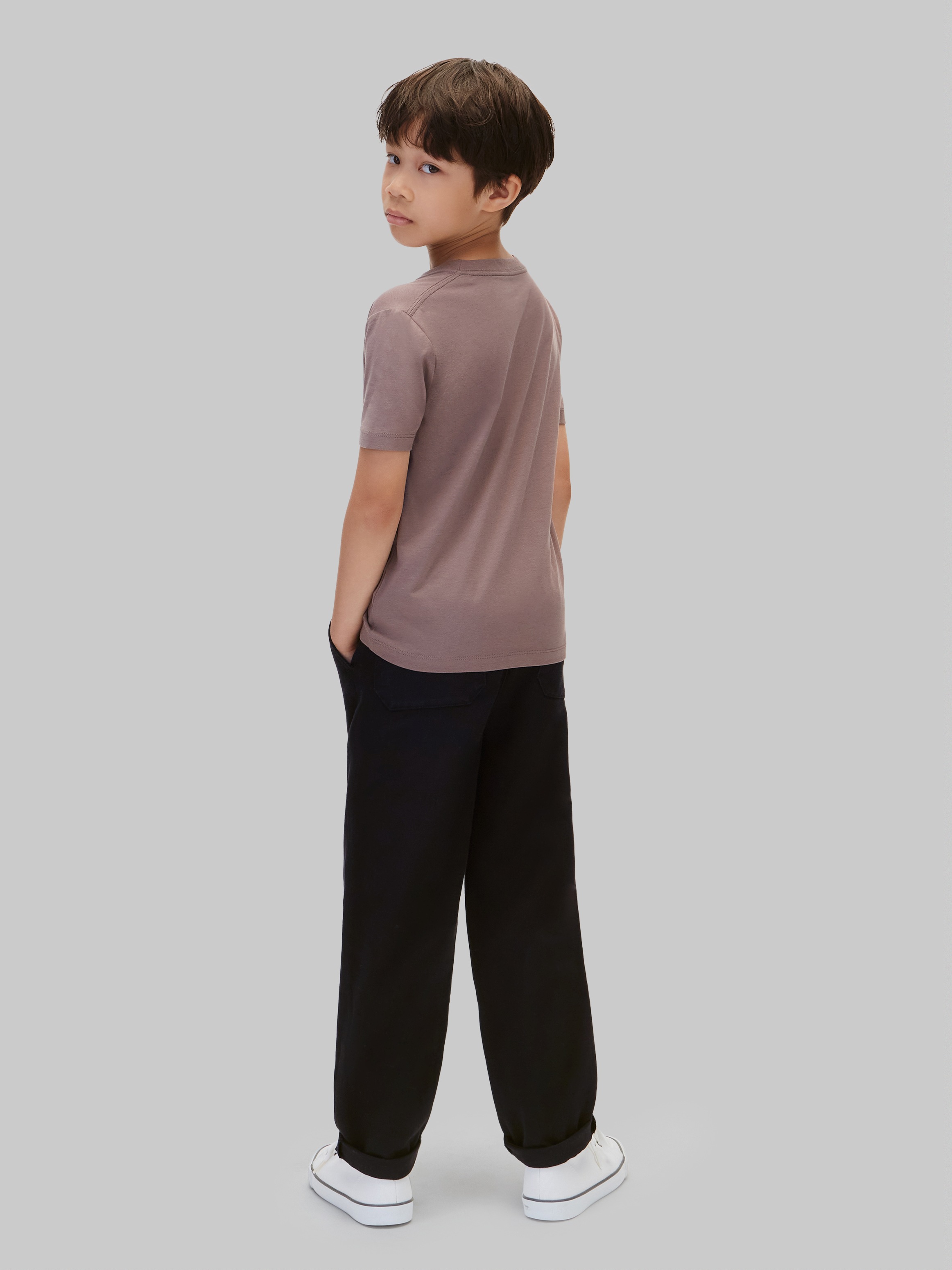 Calvin Klein Jeans T-Shirt »CK SMALL CHEST CIRCLE SS T-SHIRT« Regular fit mit Rundhalsausschnitt