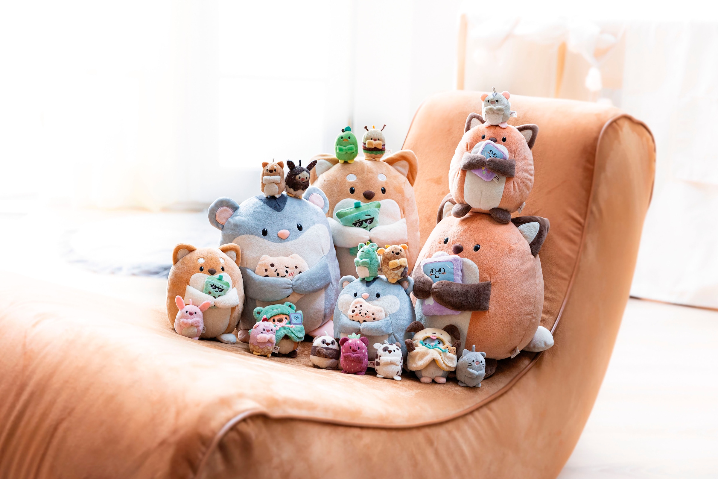Nici Kuscheltier »mymochi, Hamster Shai 27 cm mit Keks«