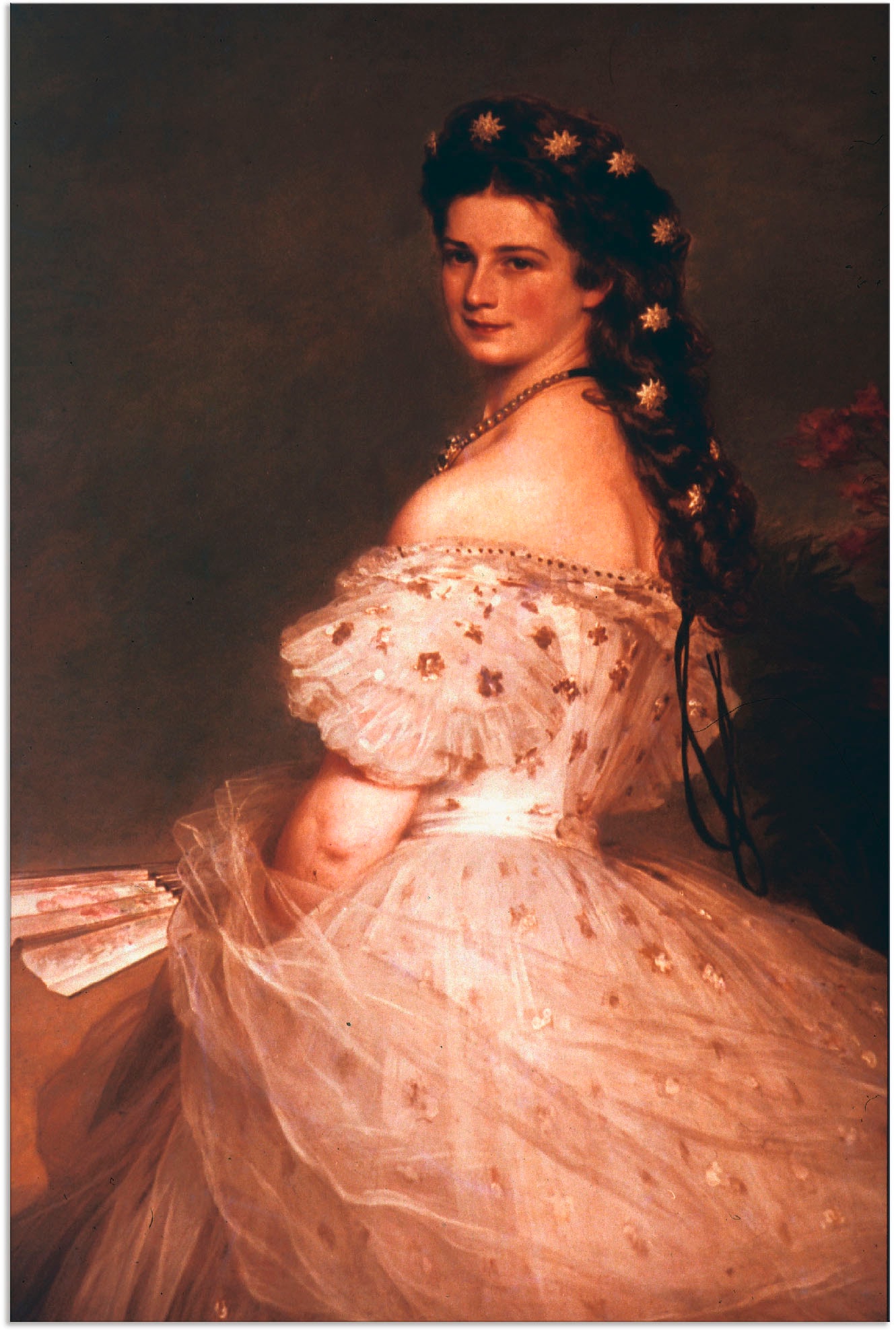 Artland Wandbild »Kaiserin Elisabeth von Österreich, 1865«, Menschen, (1 St.),  als Alubild, Leinwandbild, Wandaufkleber oder Poster in versch. Größen auf  Raten bestellen