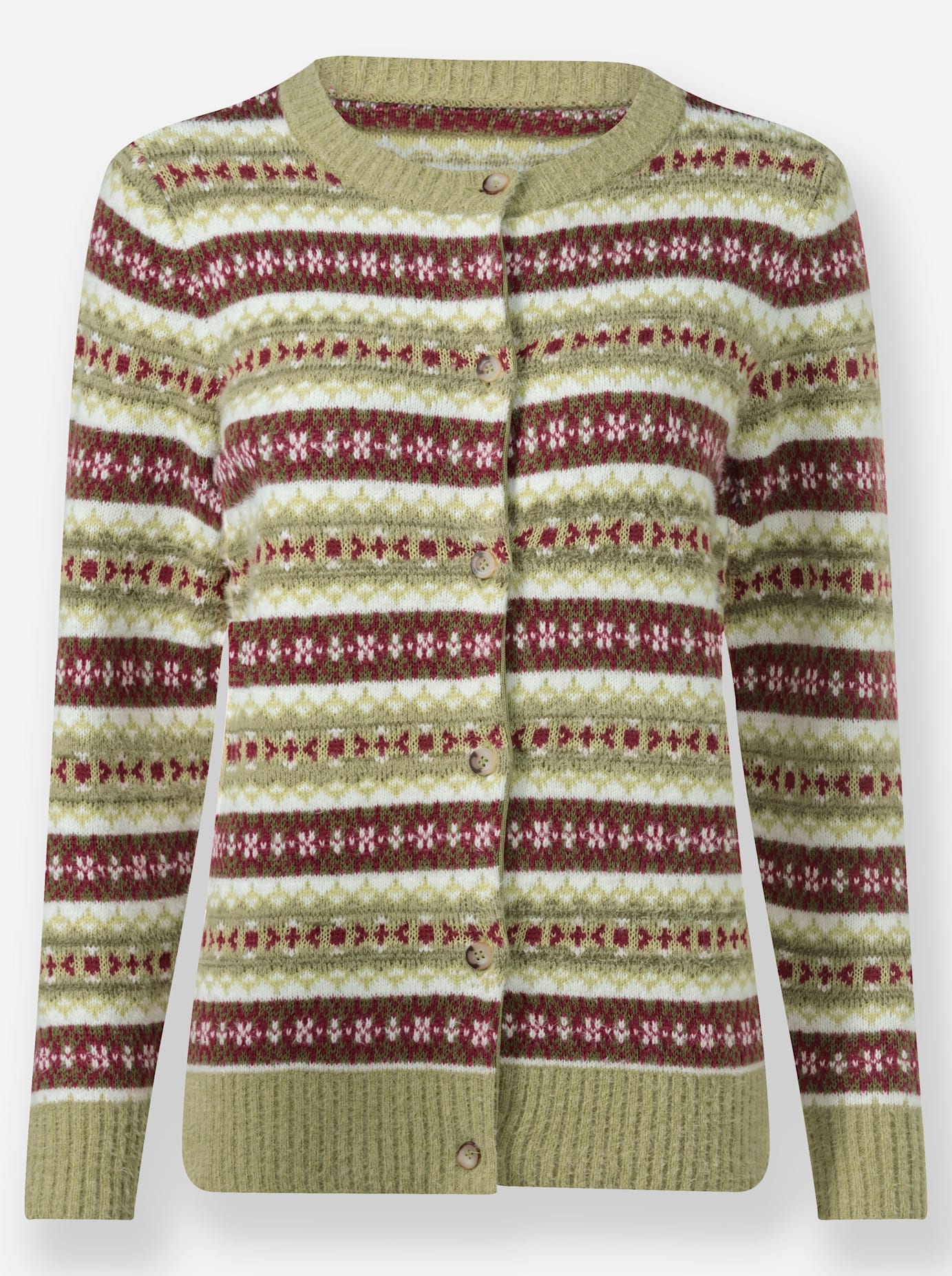 Inspirationen Jacquardstrickjacke