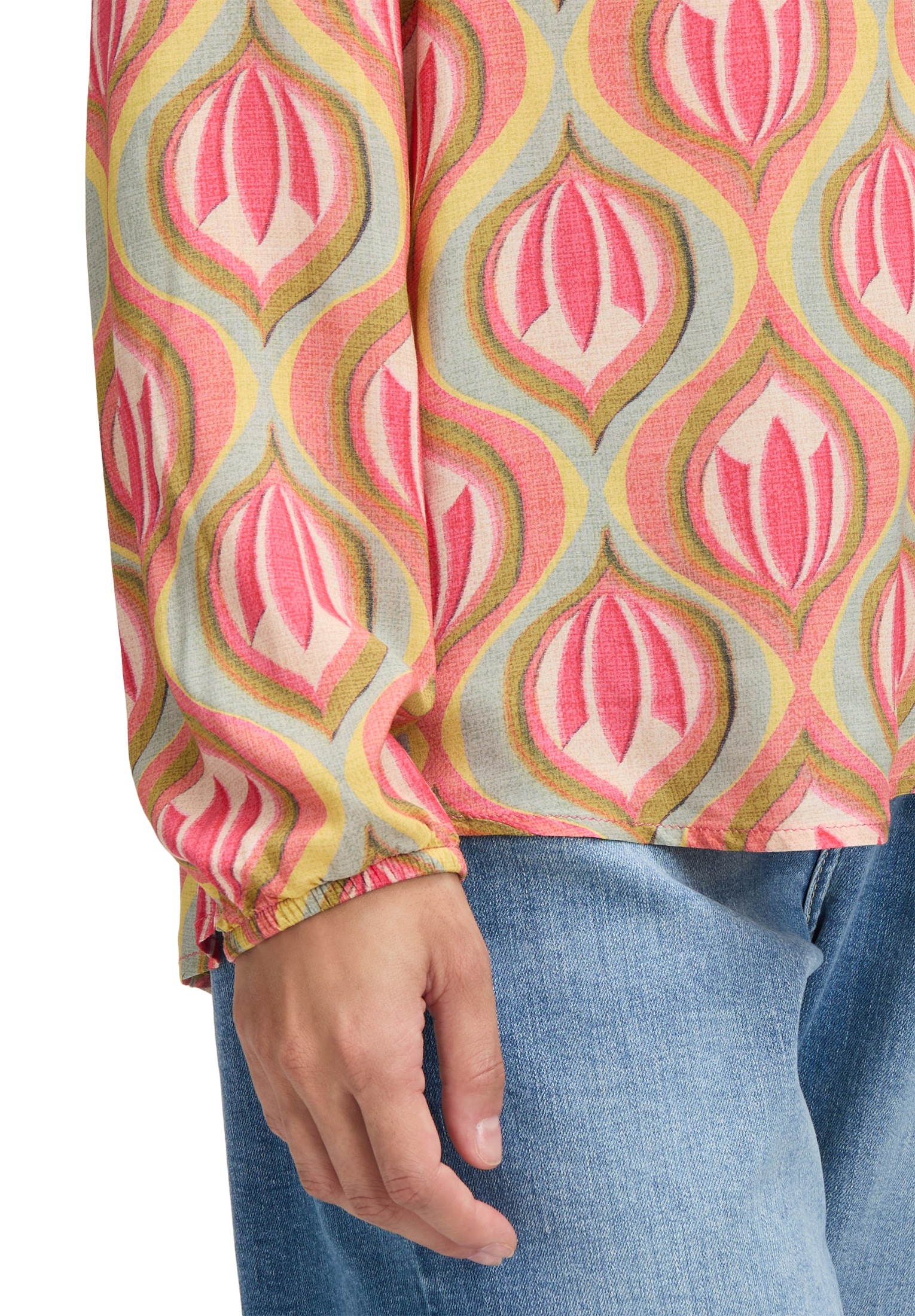 Cartoon Klassische Bluse »Casual-Bluse mit Muster«