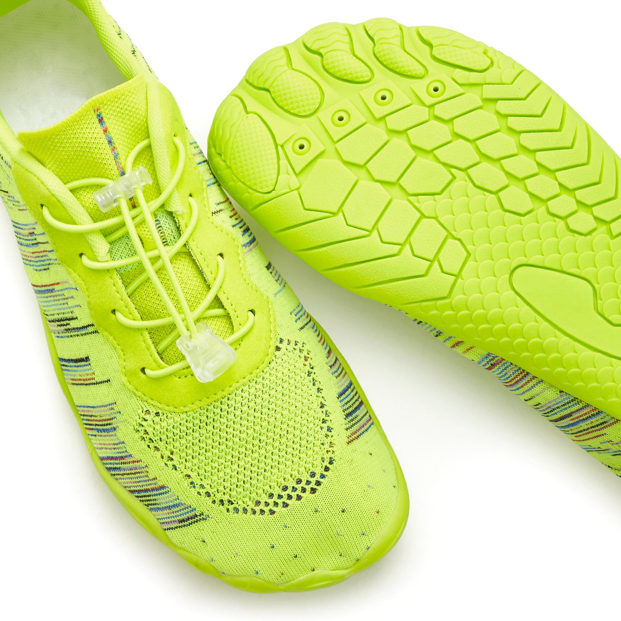 Venice Beach Aquaschuh »Badeschuh, Slipper, Wasserschuh«, mit elastischen Bändern für schnelles Reinschlüpfen, Unisex VEGAN