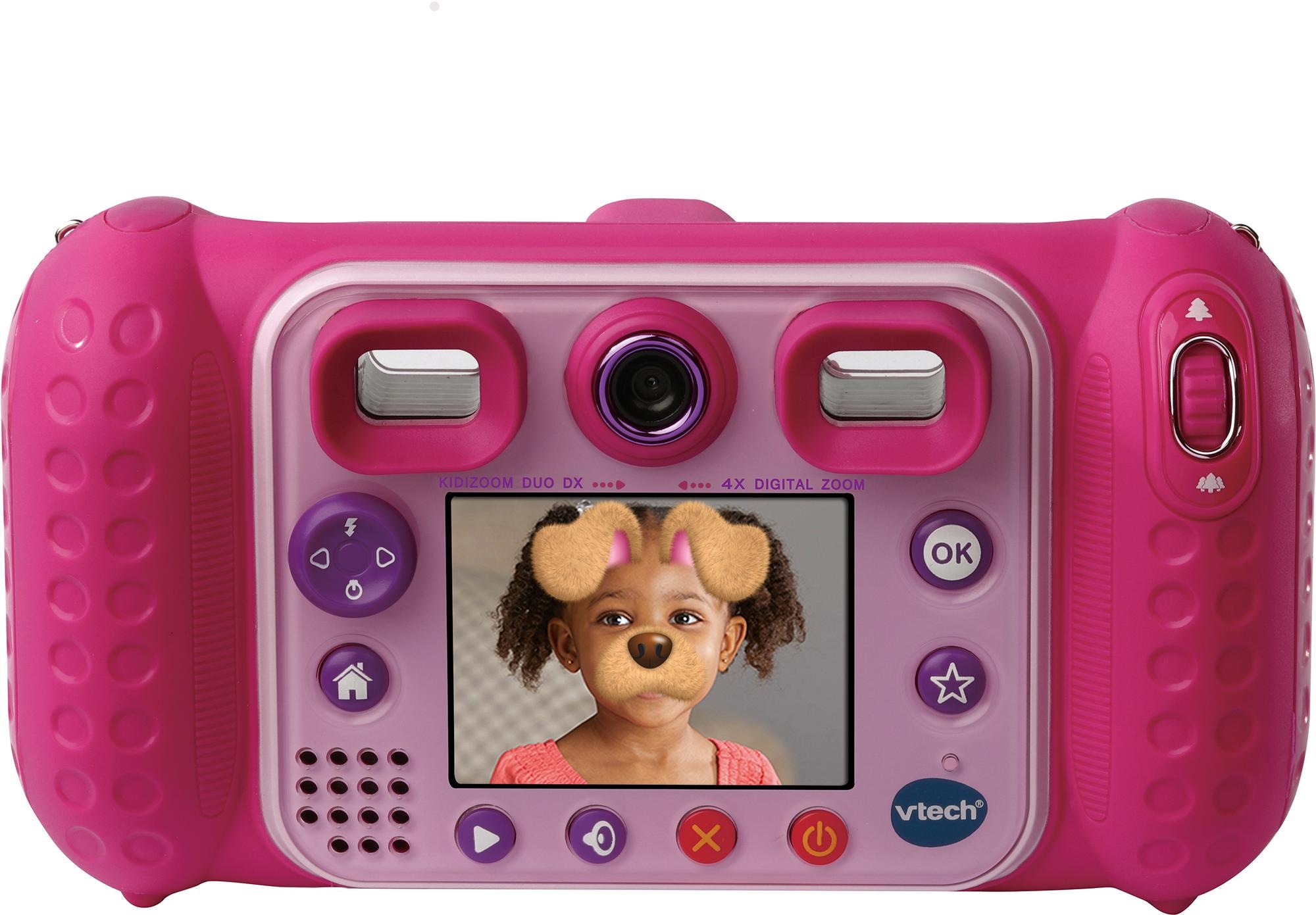 Vtech® Kinderkamera »Kidizoom Duo DX, pink«, inklusive Kopfhörer bei 5 MP