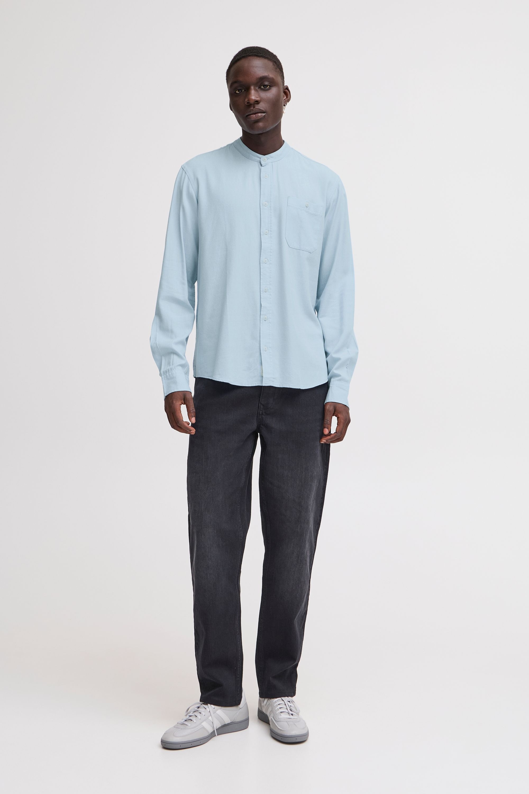 Blend Langarmhemd »Langarmhemd BHBobby Shirt mandarin«