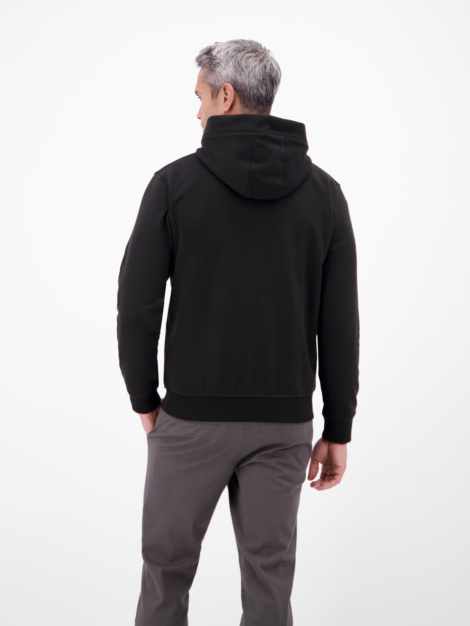 LERROS Sweatjacke »Hoodie Sweat-Jacke« Kapuzensweatjacke mit Tunnelzug und seitlichen Reißverschlusstaschen