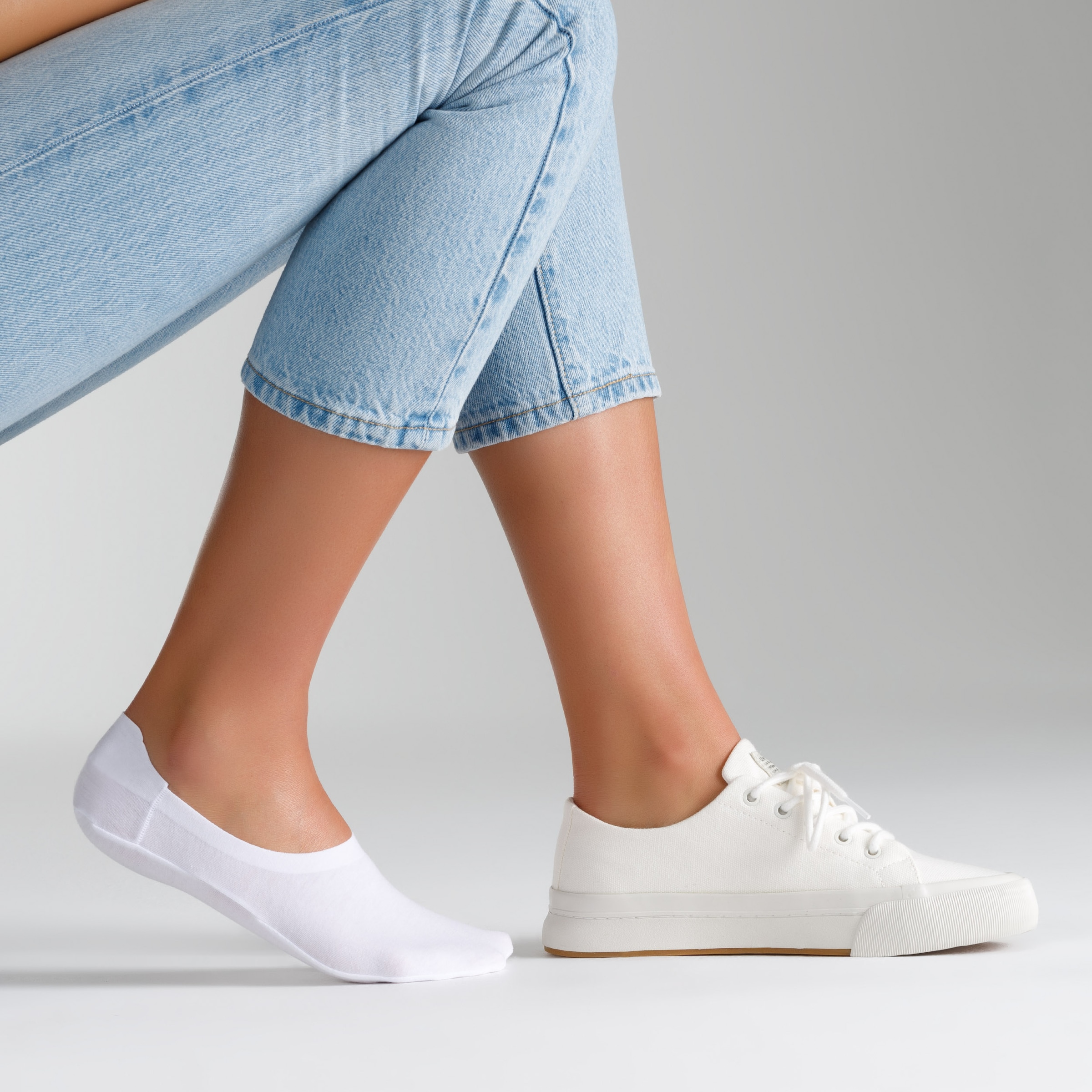 Camano Füßlinge »comfort« 4 Paar tlg. mit Silikonstreifen für sicheren Halt