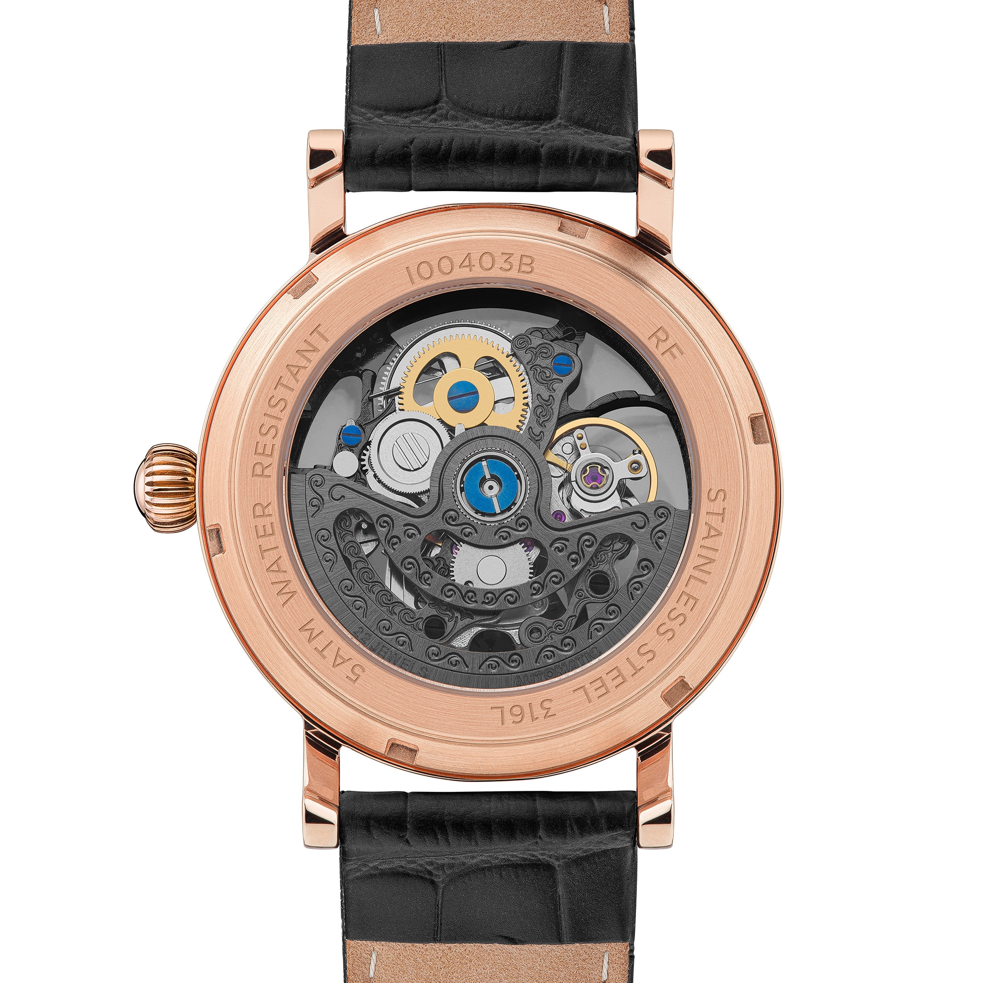 Ingersoll Automatikuhr »The Herald« Armbanduhr, Herrenuhr, Mechanische Uhr, Lederarmband, analog