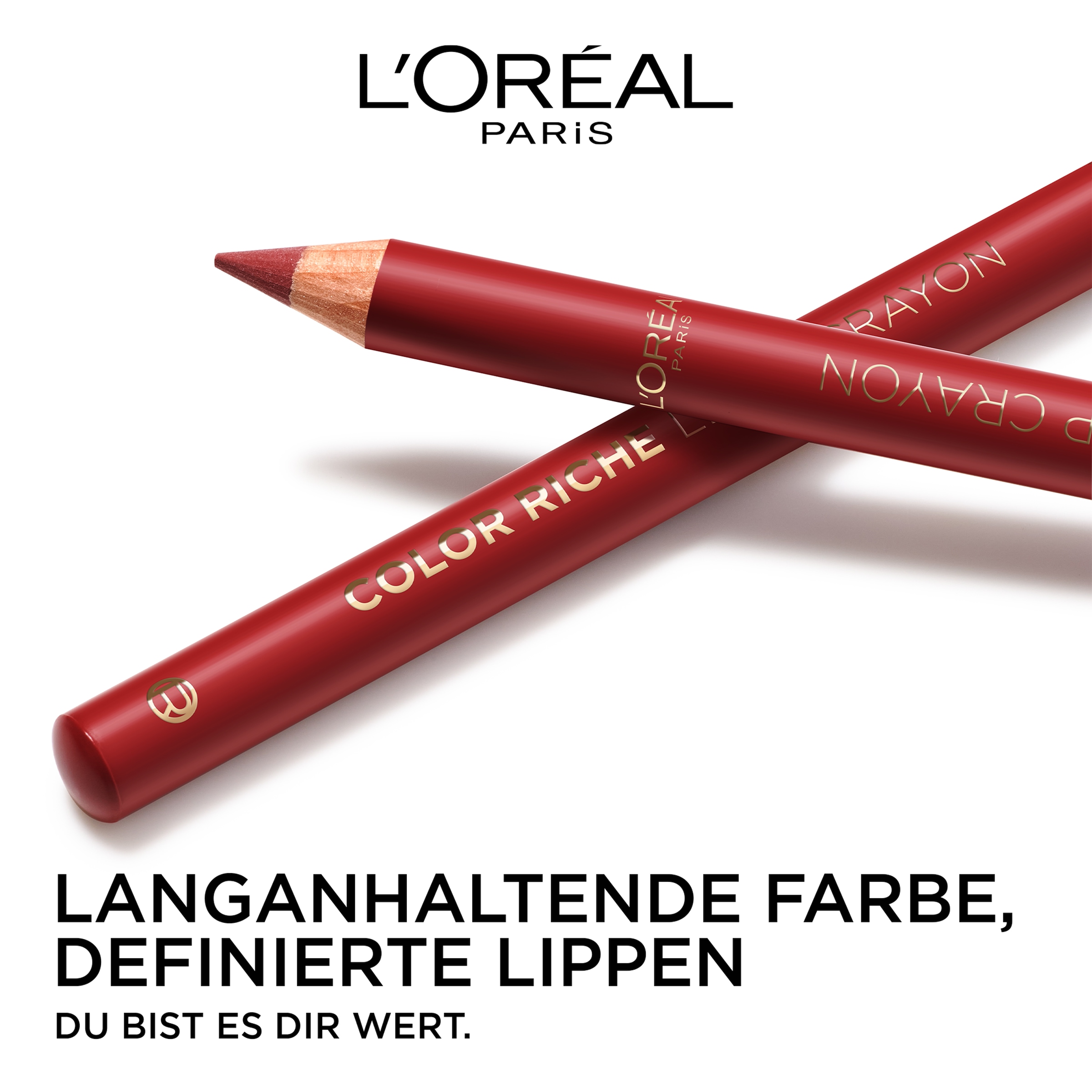L'ORÉAL PARIS Lipliner »COLOR RICHE LE LIPLINER« intensive Farbpigmente, weiche Mine, pflegende Formel, langanhaltend.