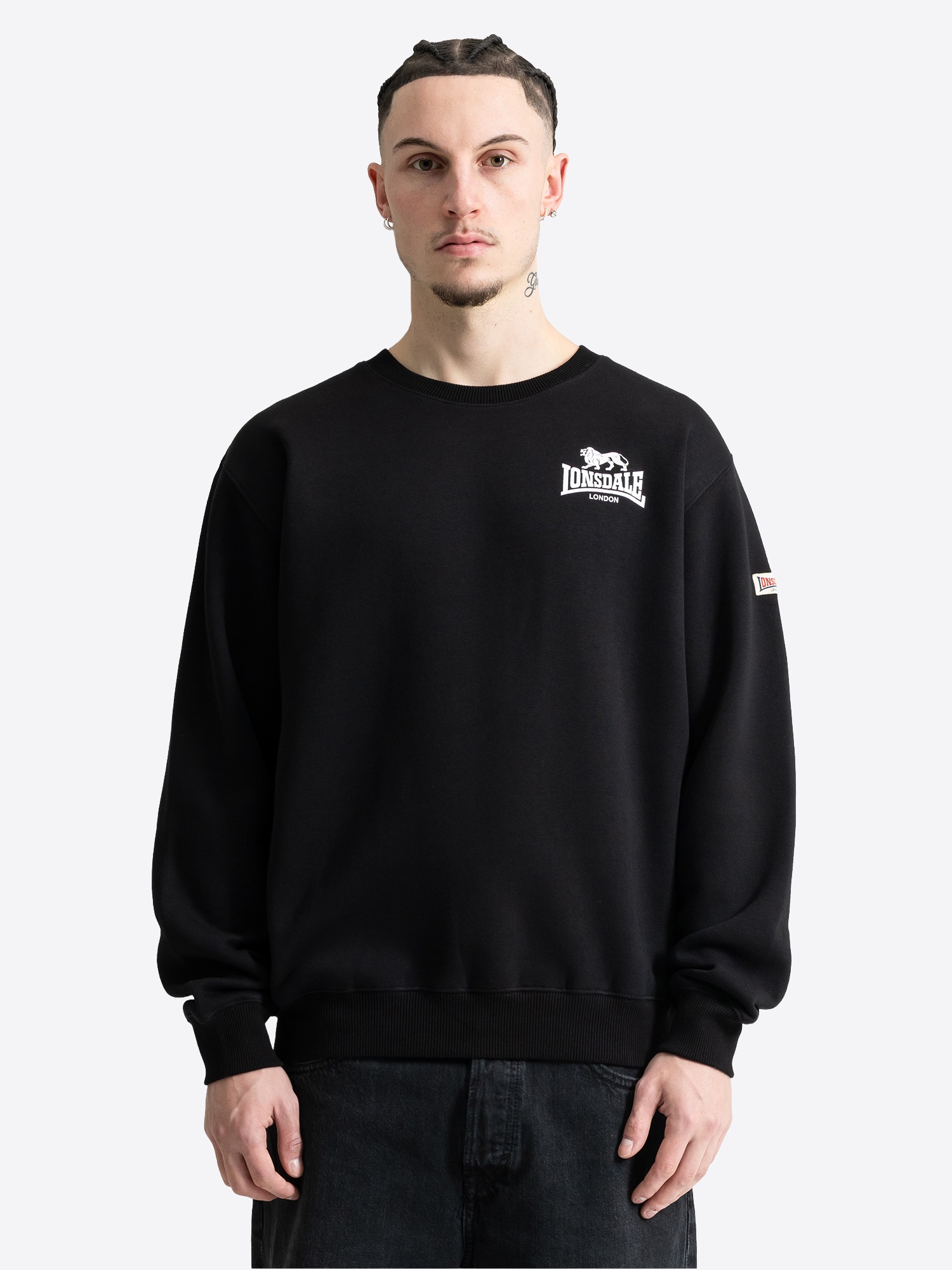 Lonsdale Sweatshirt »HAIGHTON«, aus Baumwolle und Polyester, erhältlich in den Größen S bis XXXL
