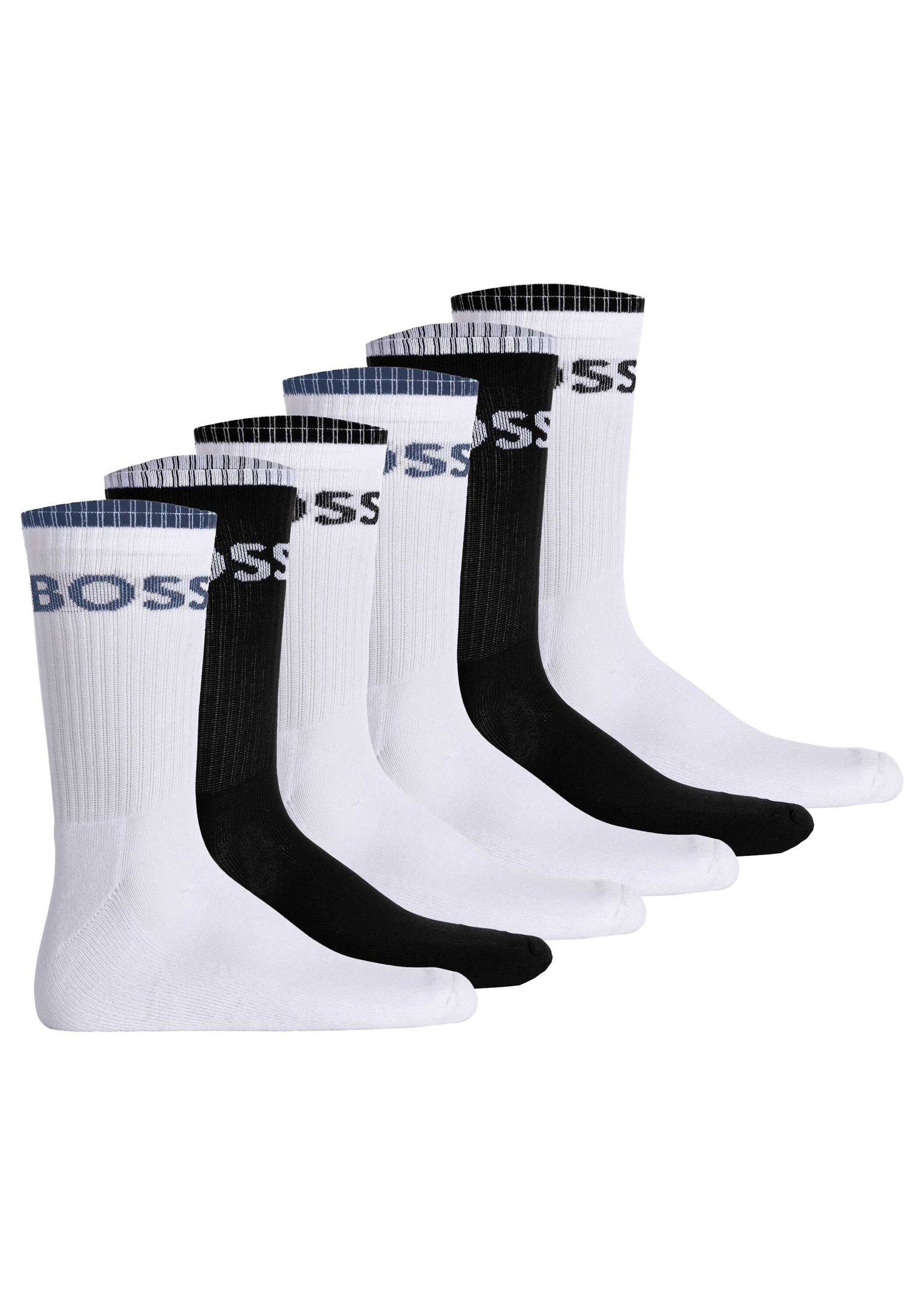 BOSS Kurzsocken »Socken 6P QS Stripe CC 6er Pack«