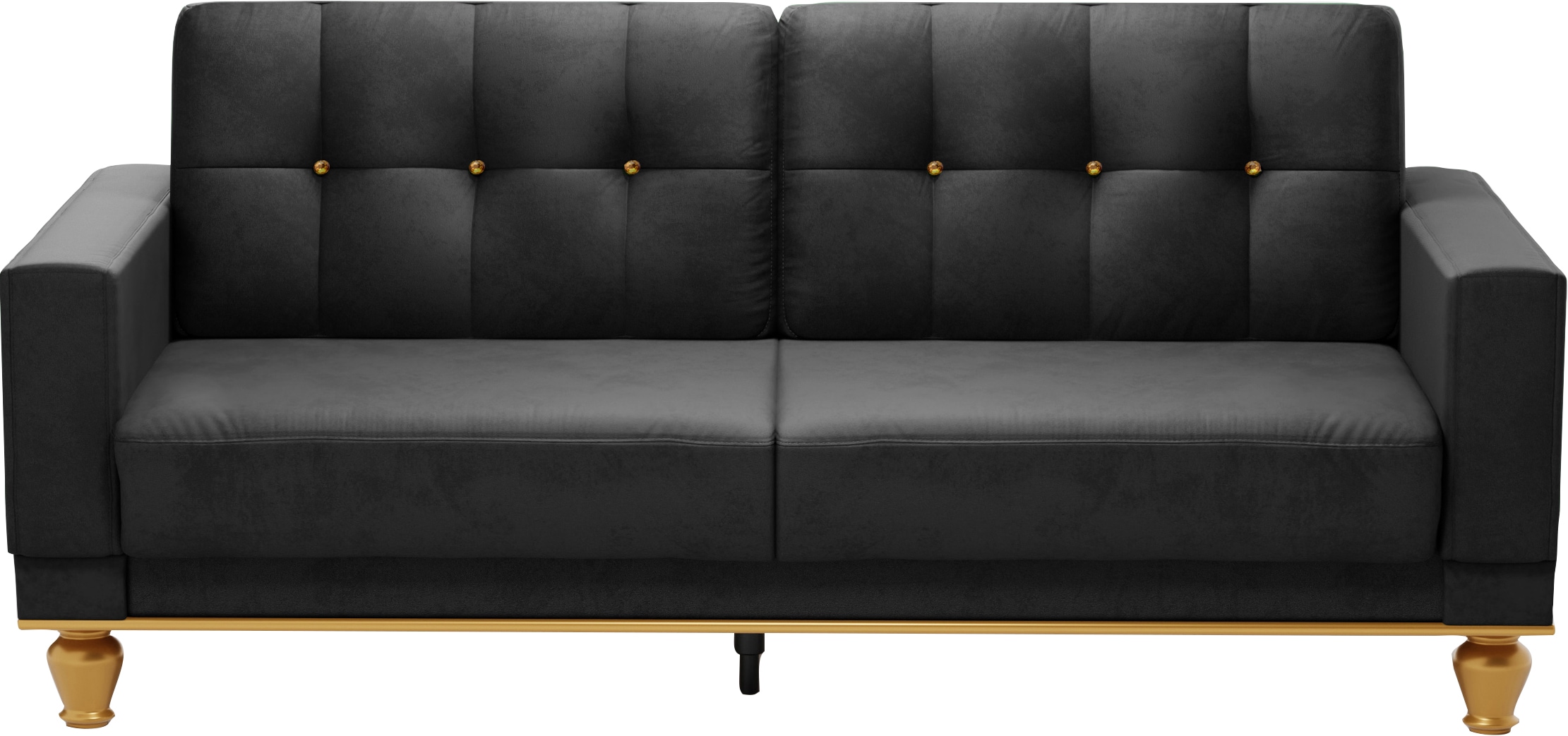 sit&more 3-Sitzer »Orient 5«, mit Strass-Stein, wahlweise mit Bettfunktion und Bettkasten