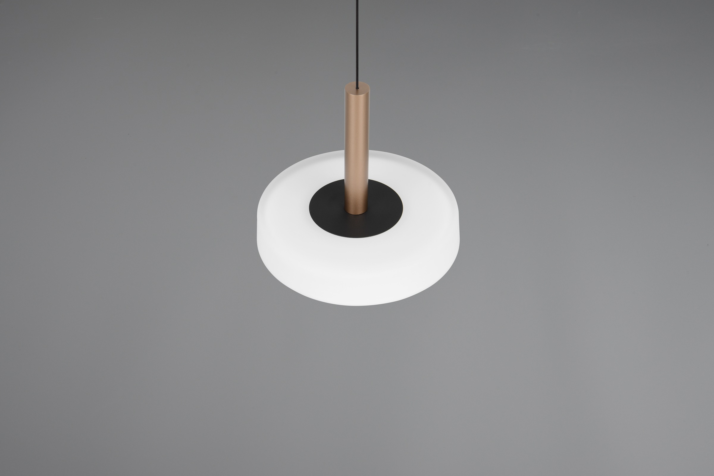 TRIO Leuchten LED Pendelleuchte »CELESTE dimmbare LED Hängelampe aus Metall und Glas, 10W 1100 Lumen« LED-Board 1 Stk. Warmweiß einfach höhenverstellbar von 50-200 cm, Ø 22cm, 3-Stufen Dimmfunktion