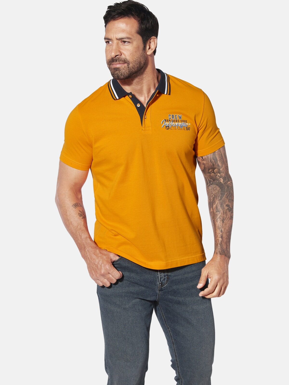 Jan Vanderstorm Poloshirt »Doppelpack Poloshirt TEOFIL«
