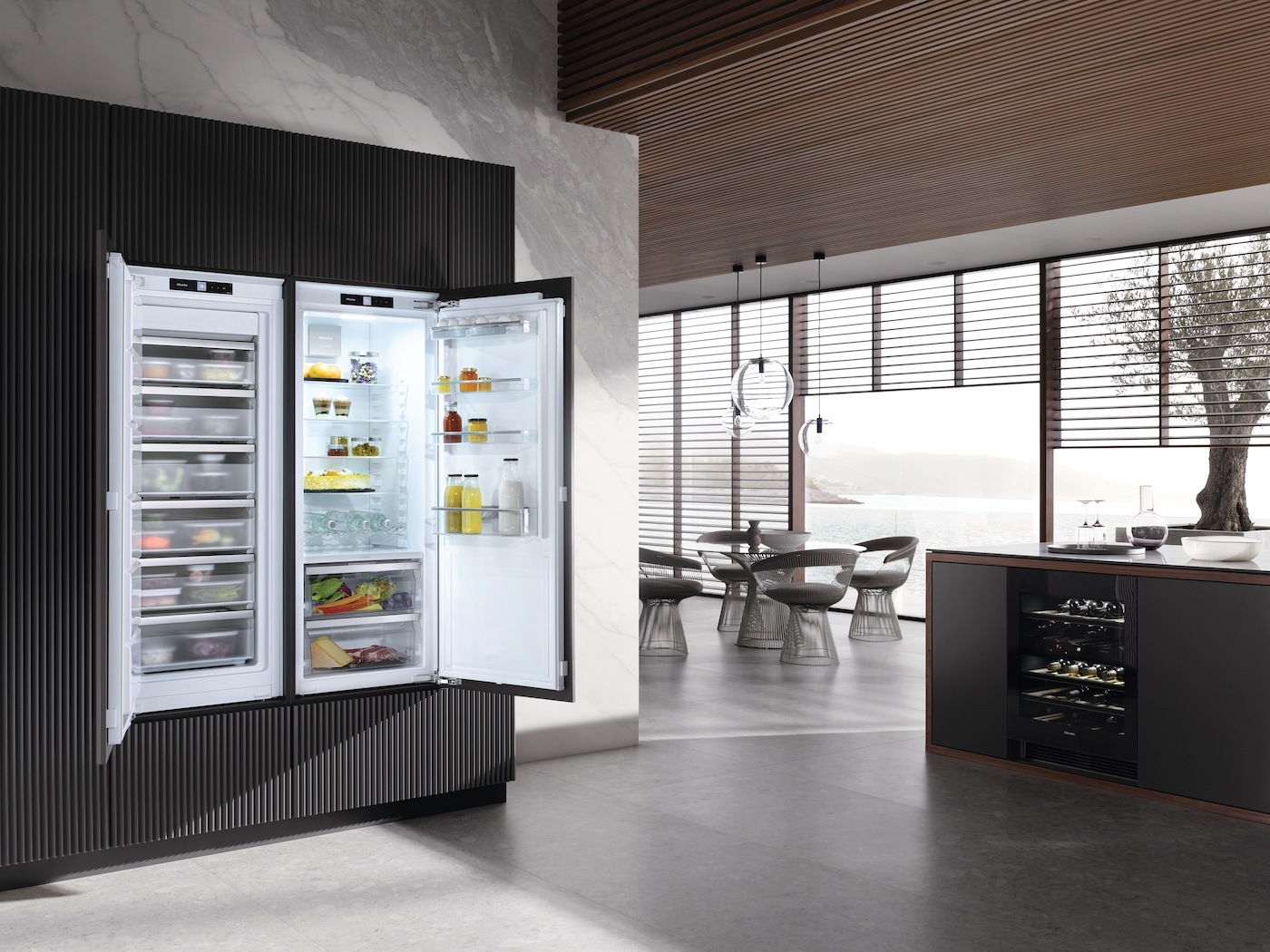 Miele Einbaugefrierschrank »FNS 7470 D«, 139,5 cm hoch, 55,9 cm breit