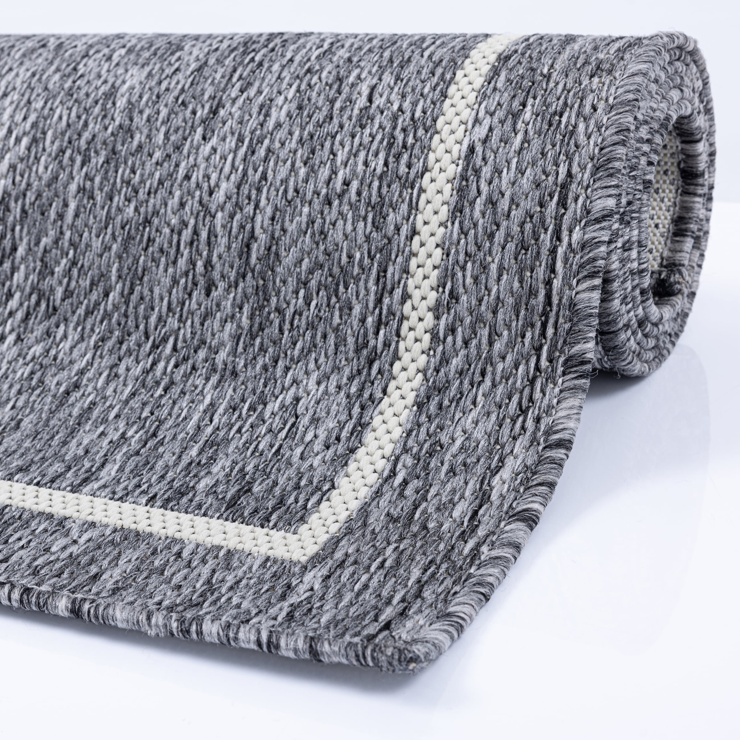 Sansibar Teppich »Nordsee Beach SA-035« rechteckig 5 mm Höhe modernes Design, meliert, Motiv: Säbel, In- und Outdoor geeignet