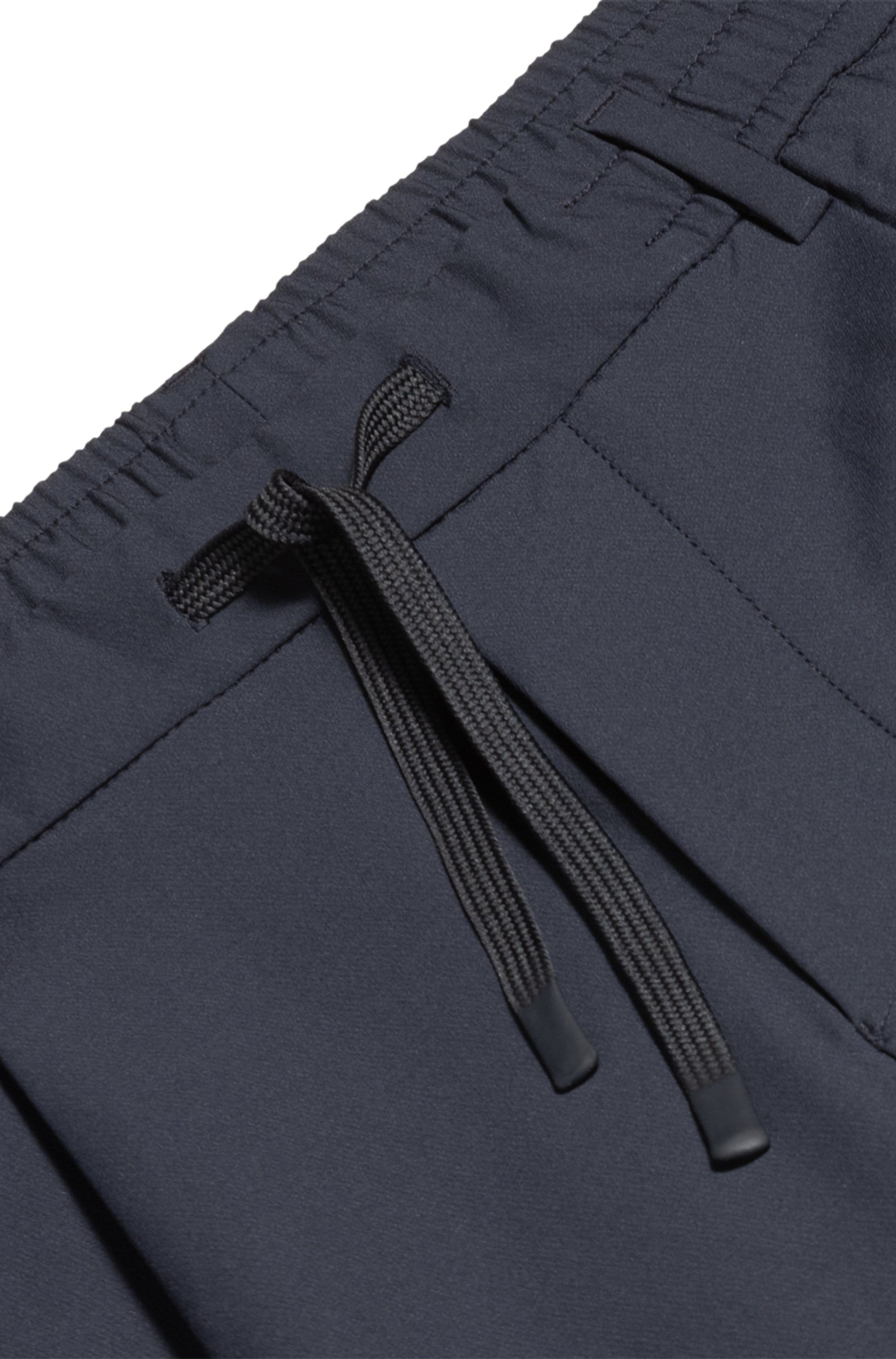 BOSS GREEN Webhose »T_Convert-Pleat«, mit Zugbund und Markenlabel