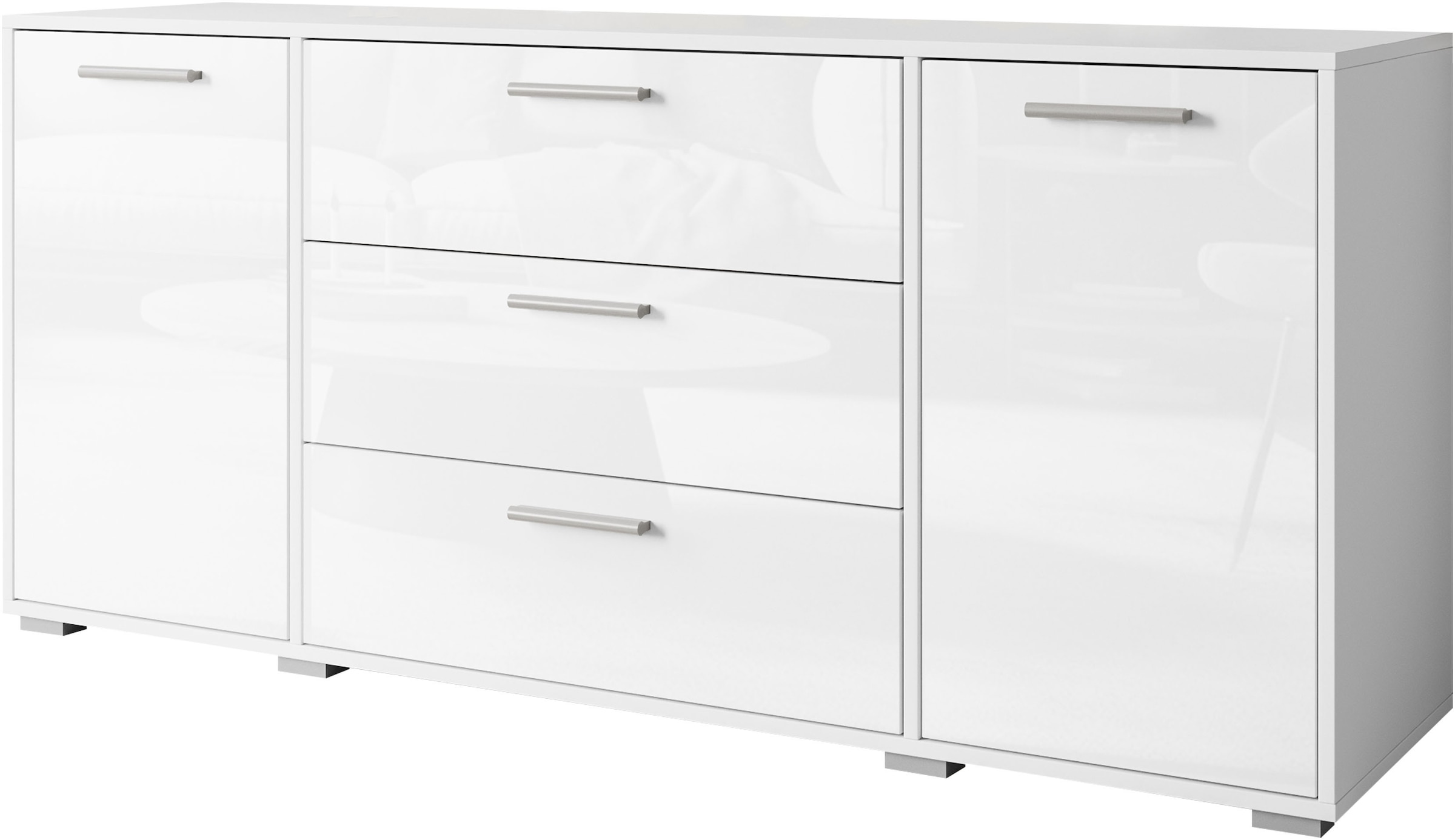 INOSIGN Sideboard »BOGOTA«, moderne Kommode, Schubladenschrank mit verstellbaren Einlegeböden