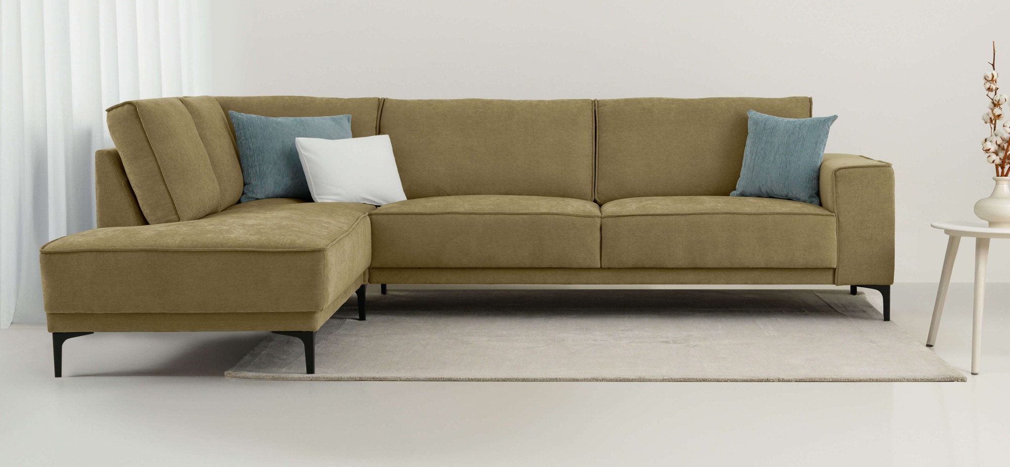 Places of Style Ecksofa »Oland«, L-Form, im zeitlosem Design und hochwertiger Verarbeitung